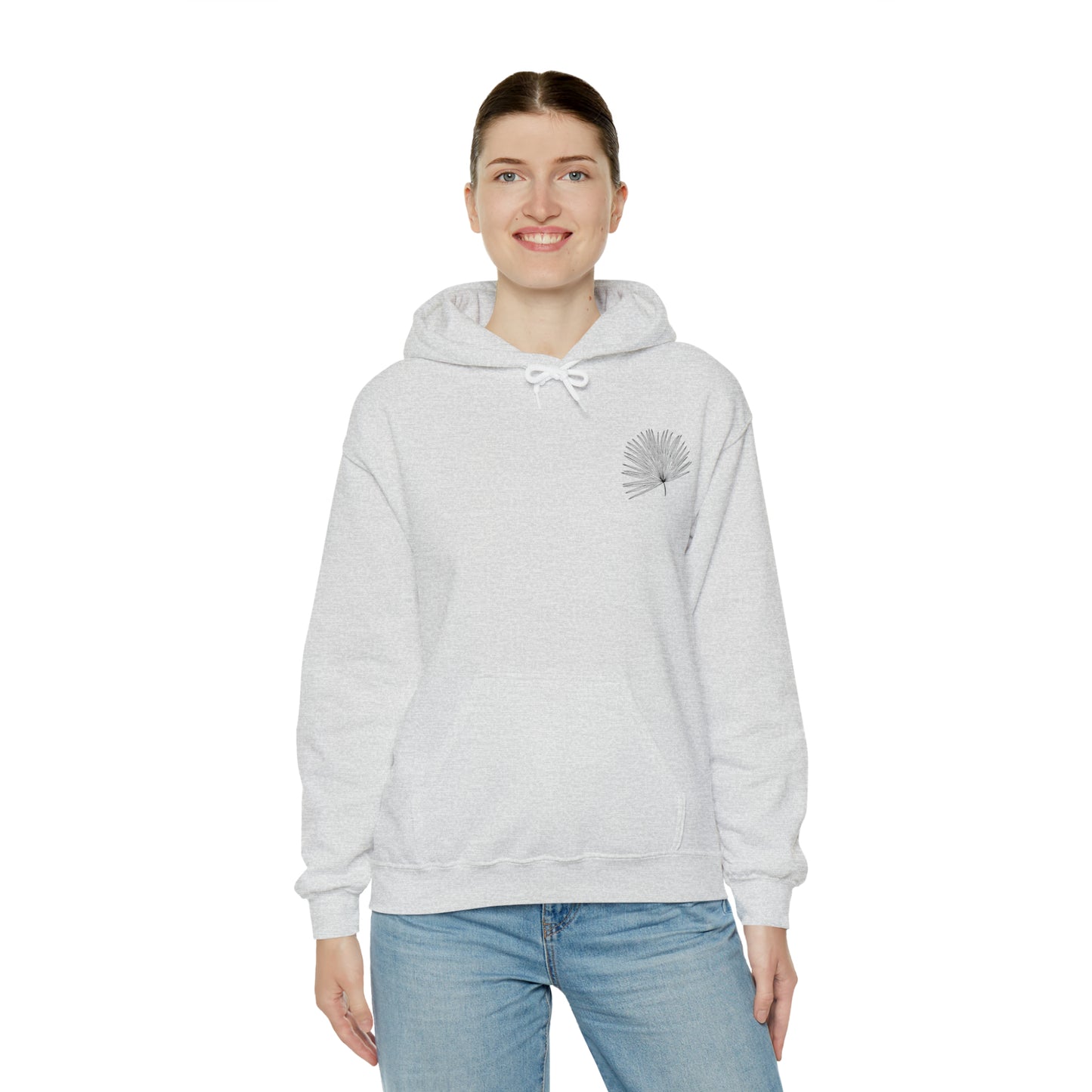Palm Leaf Unisex Hooded Sweatshirt