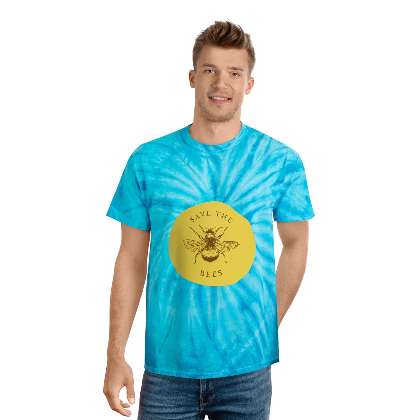 Save The Bees Tie-Dye Tee, Cyclone