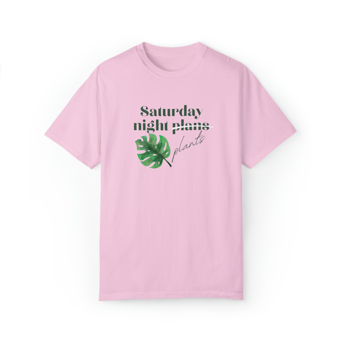 Saturday Night Plants Unisex Garment-Dyed T-shirt