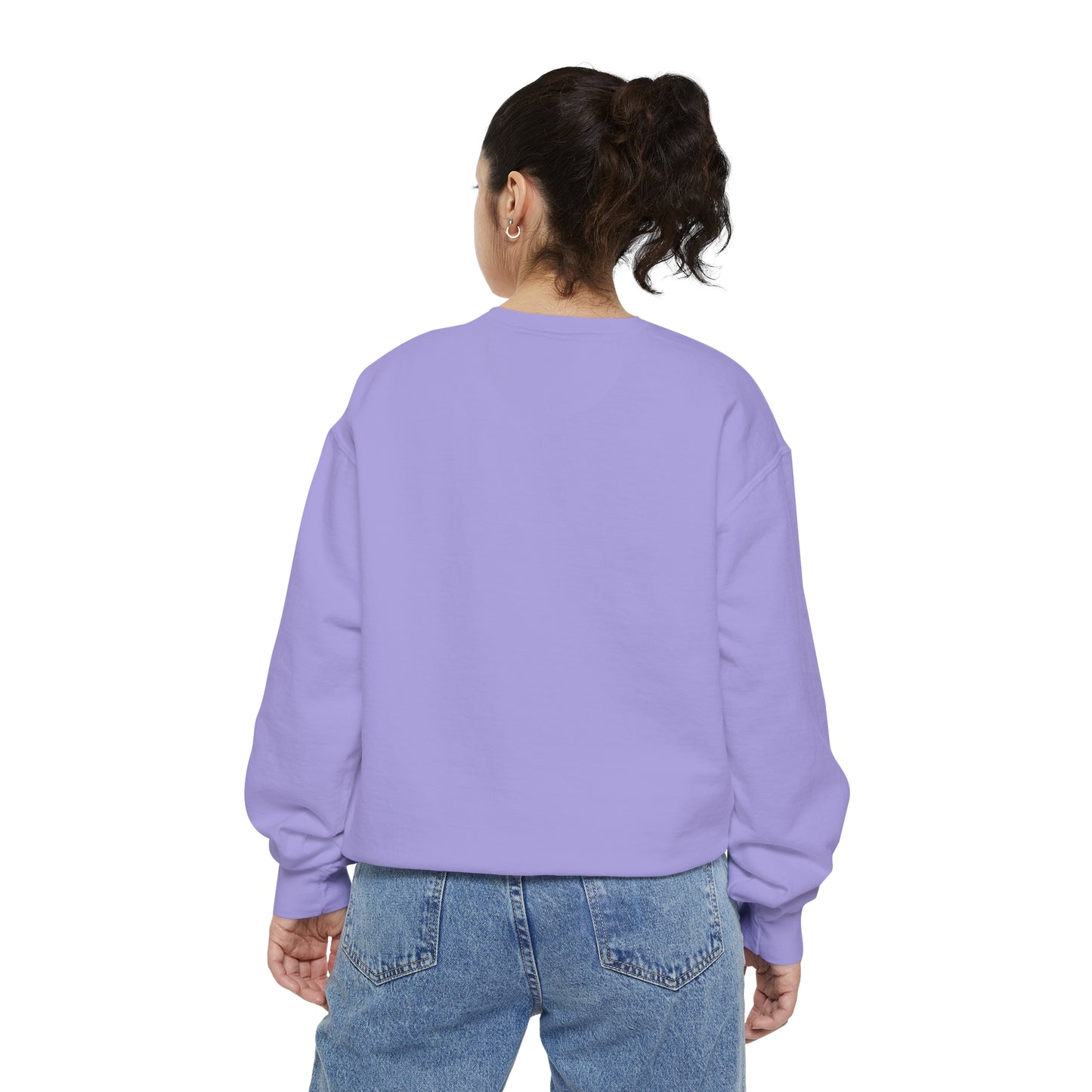 Plants & Cats Are All I Need Unisex Garment-Dyed Crewneck