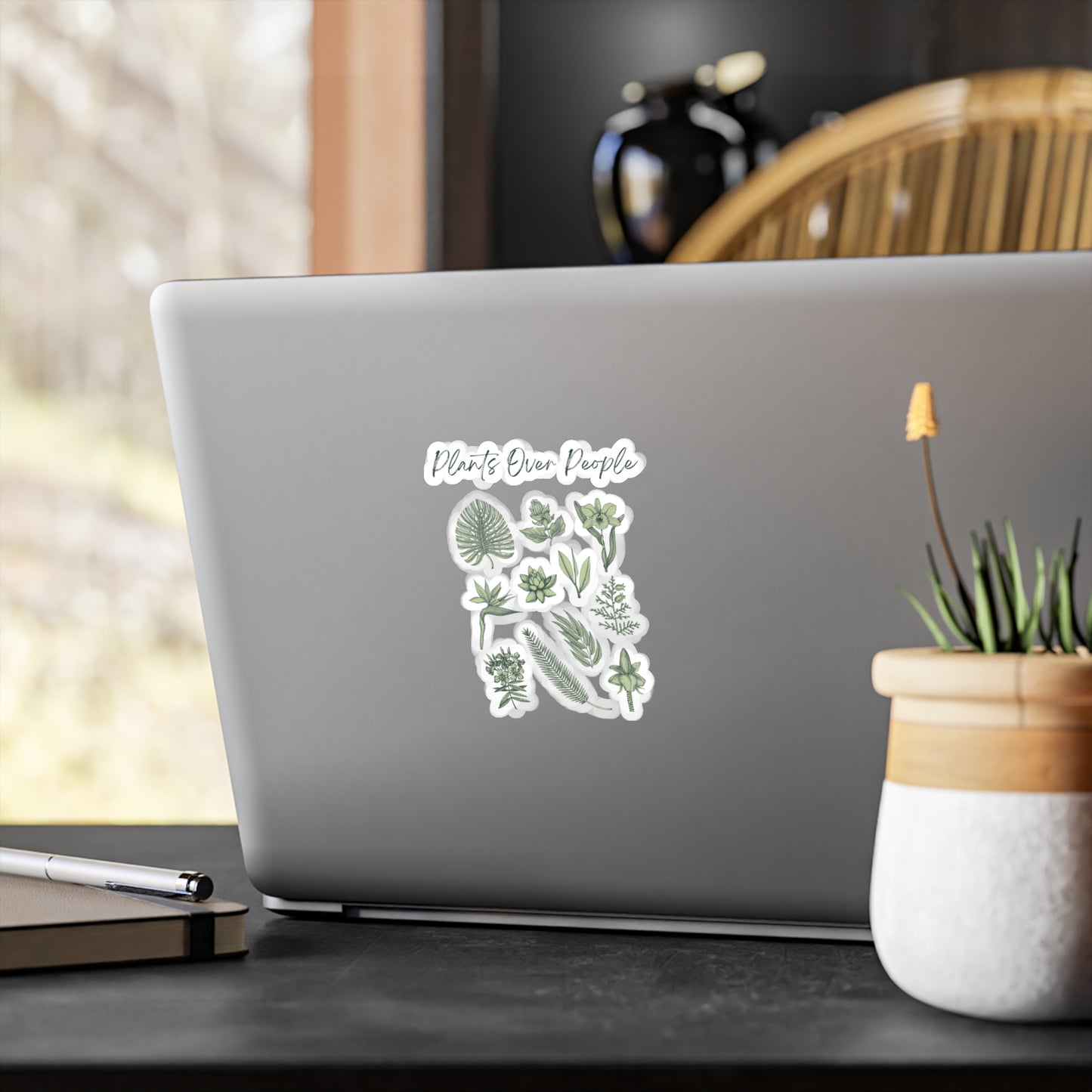 Plants Over People Vinyl Decals