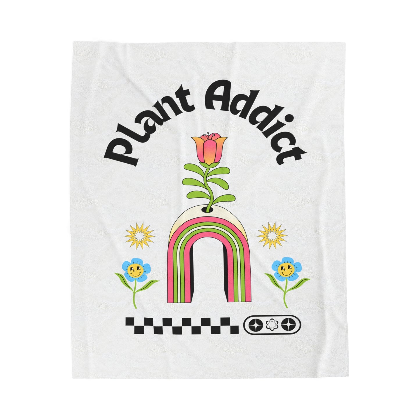 Plant Addict Velveteen Plush Blanket