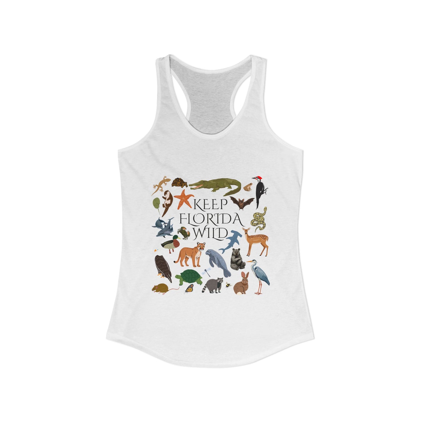 Keep Florida Wild Women's Racerback Tank
