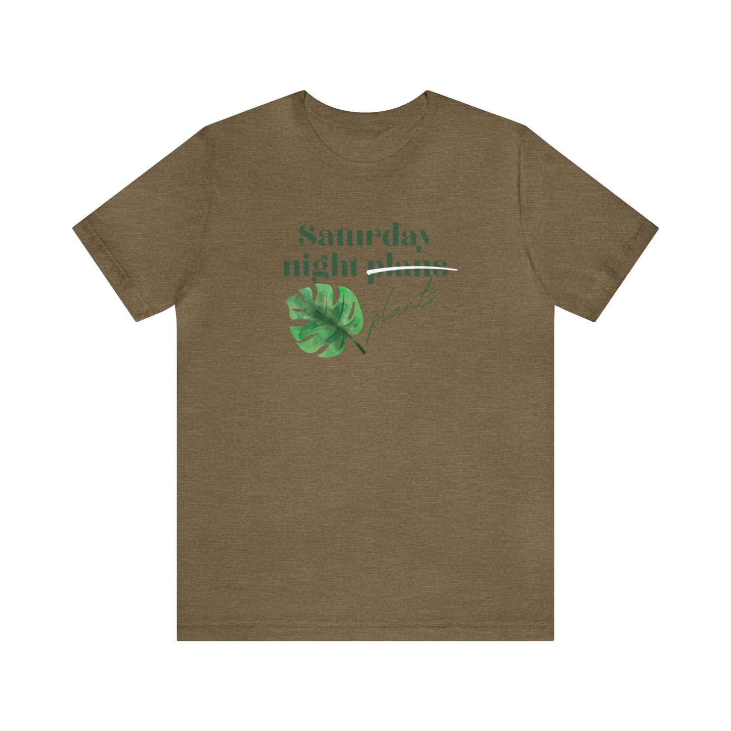 Saturday Night Plants Unisex Jersey Short Sleeve