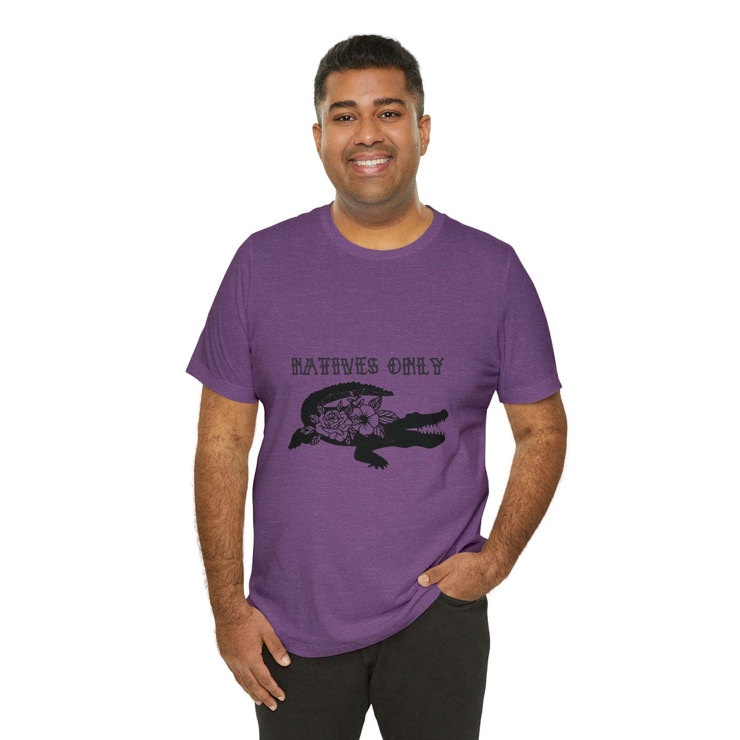 Natives Only Alligator Unisex Jersey Tee