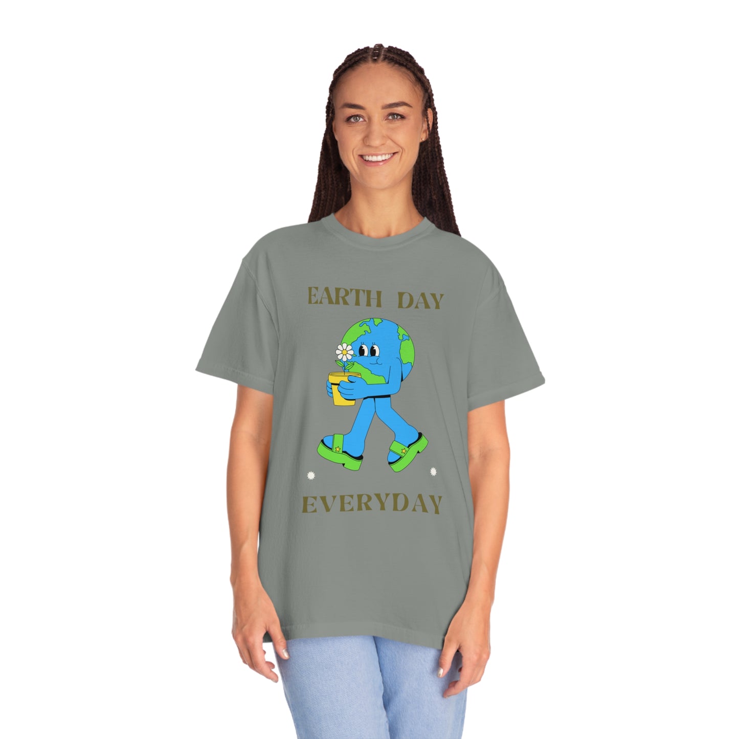Earth Day Everyday Unisex Garment-Dyed T-shirt