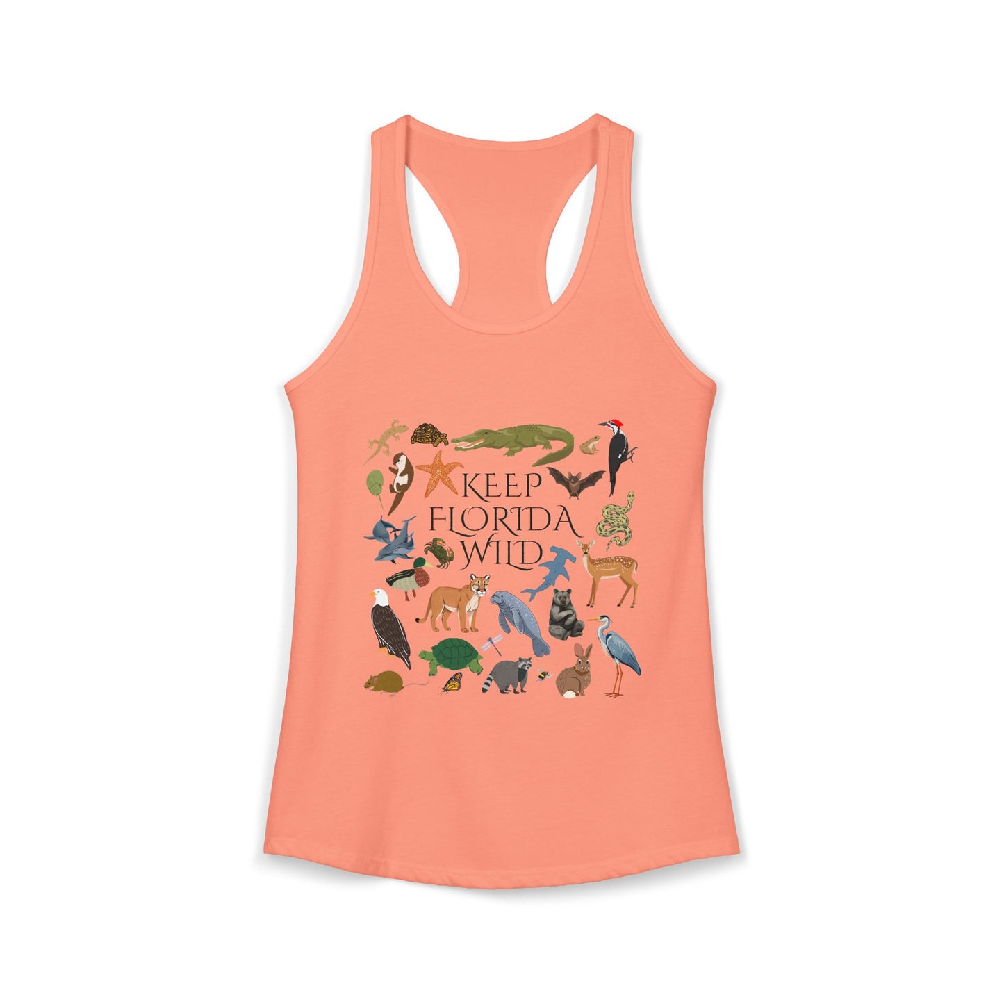 Keep Florida Wild Women's Racerback Tank