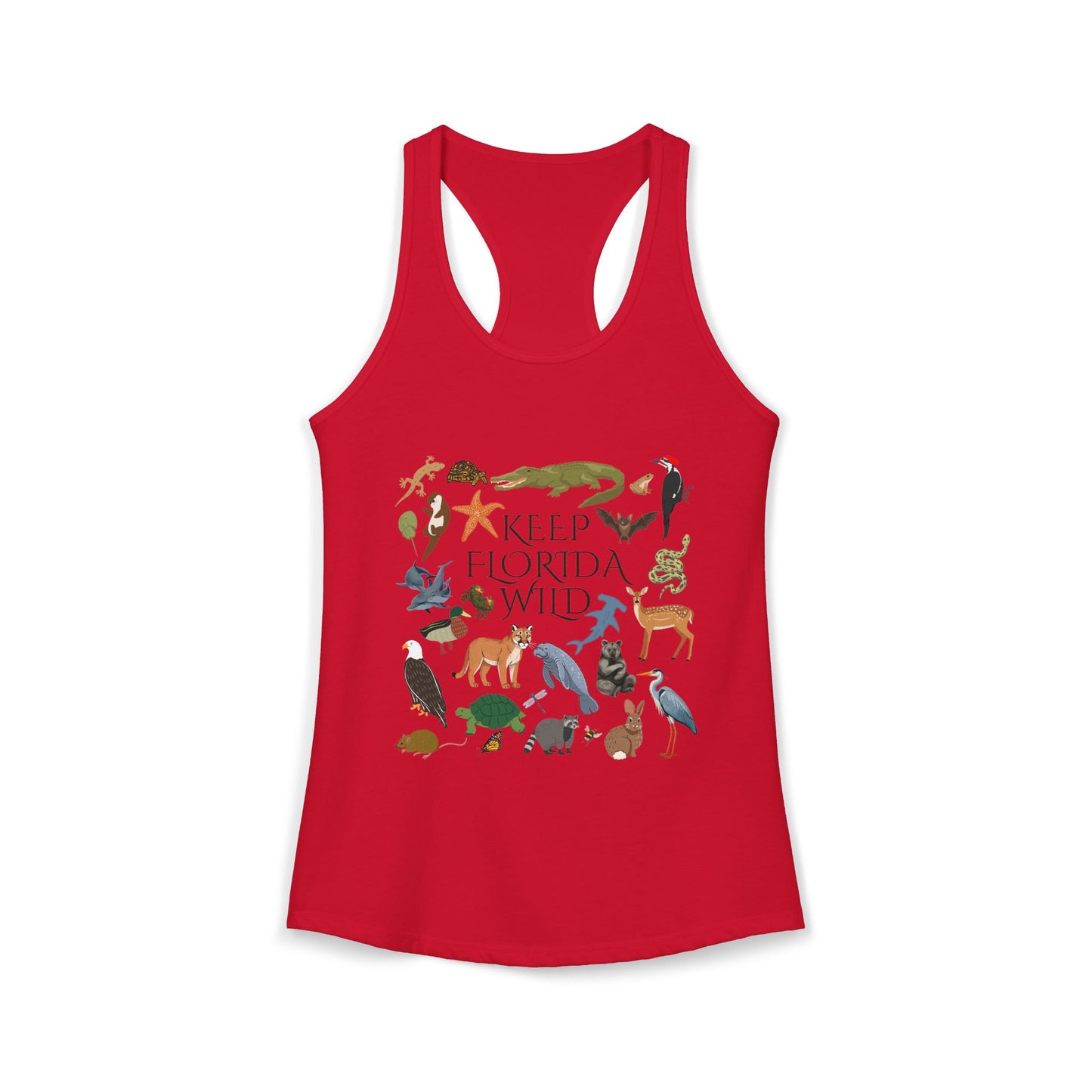 Keep Florida Wild Women's Racerback Tank