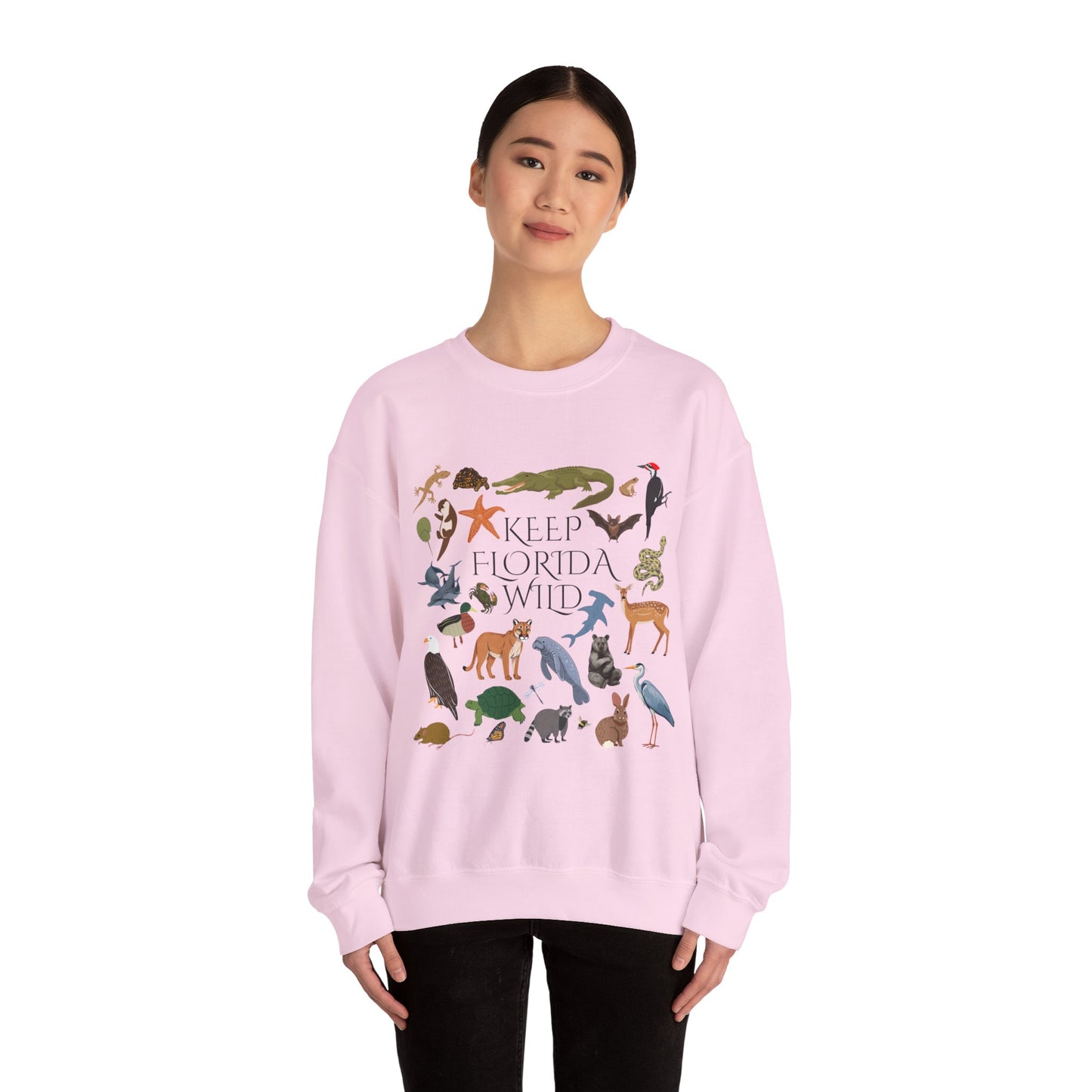 Keep Florida Wild Unisex Crewneck Sweatshirt