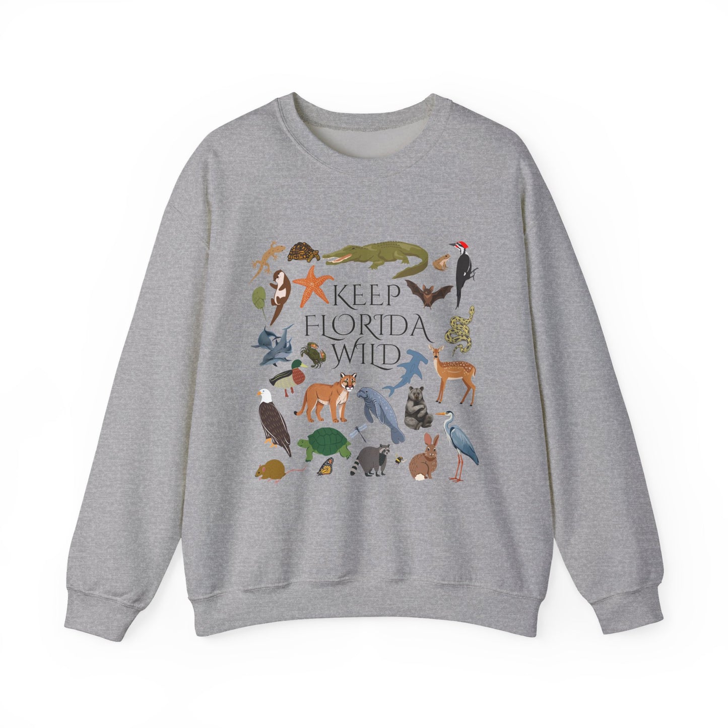Keep Florida Wild Unisex Crewneck Sweatshirt