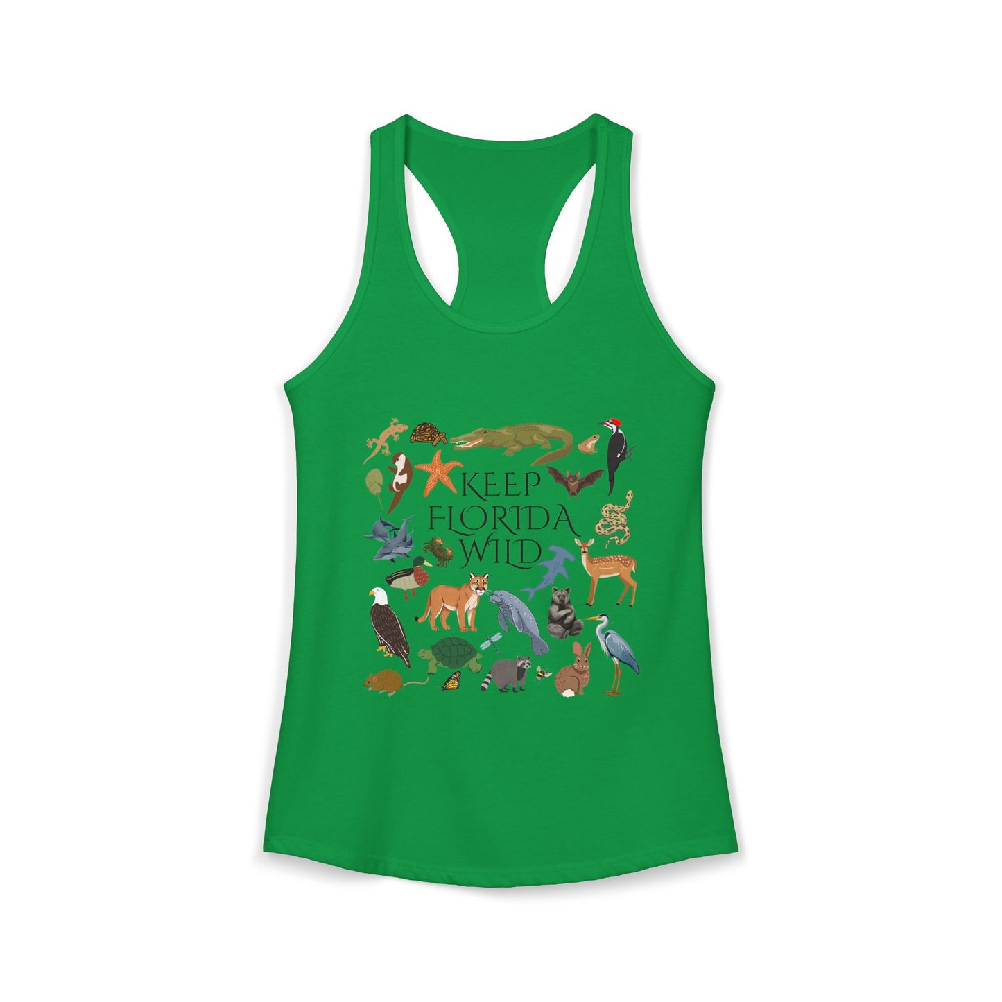 Keep Florida Wild Women's Racerback Tank