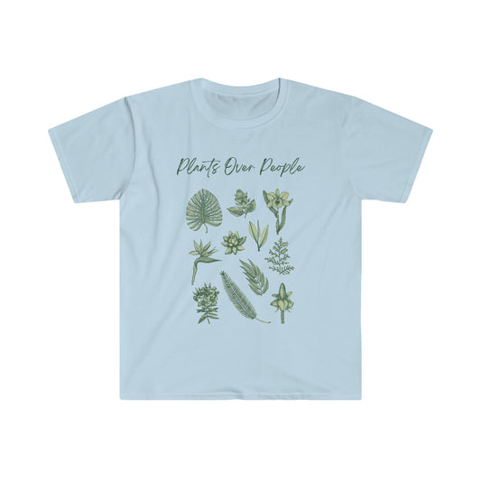 Plants Over People Unisex Softstyle T-Shirt