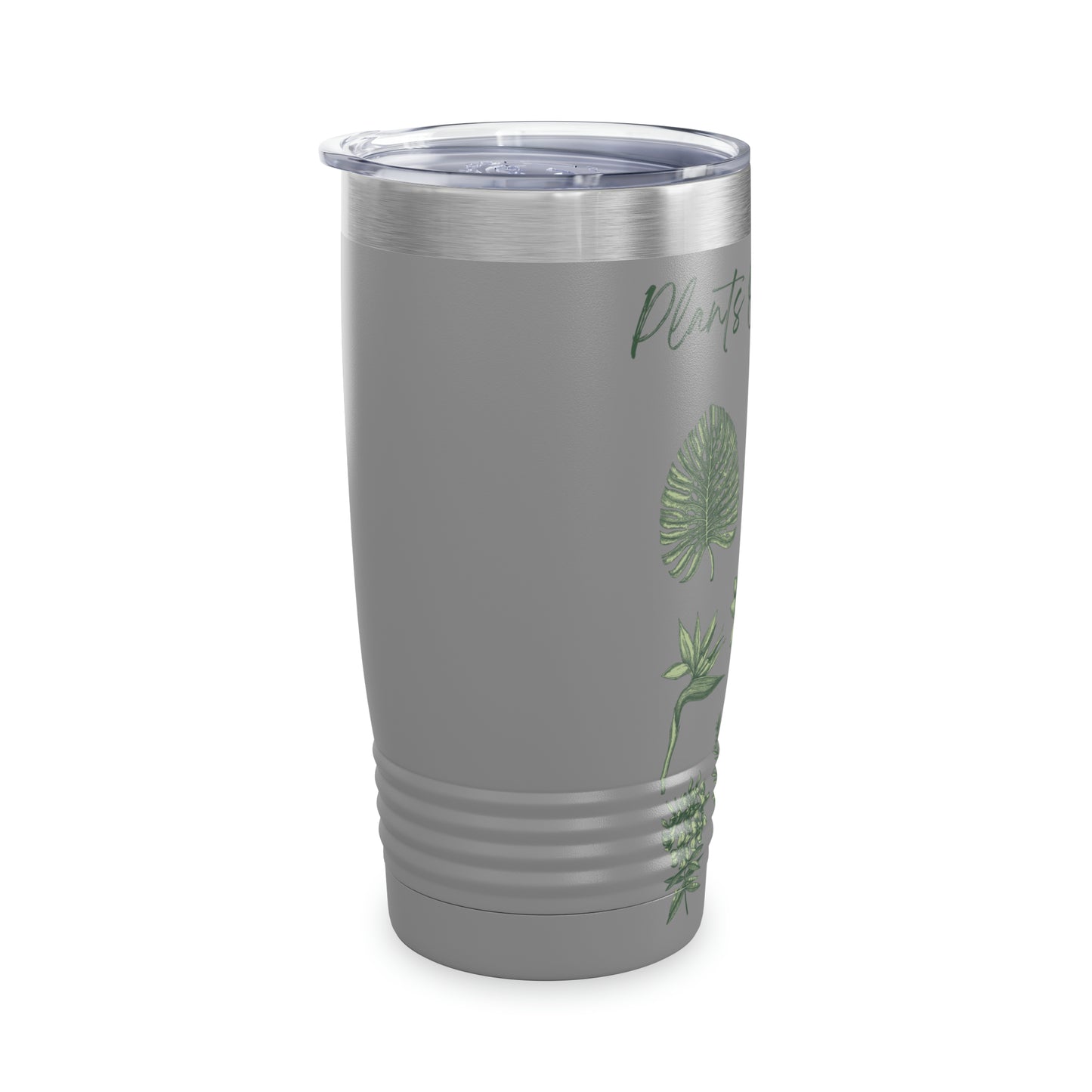 Plants Over People Ringneck Tumbler, 20oz