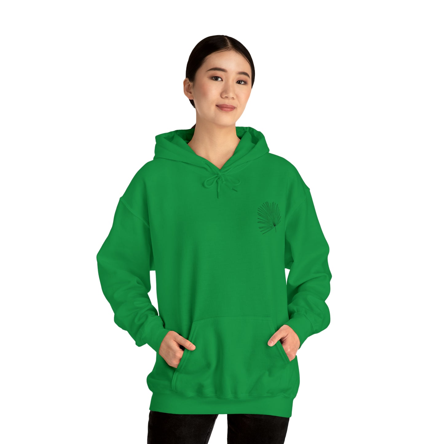 Palm Leaf Unisex Hooded Sweatshirt