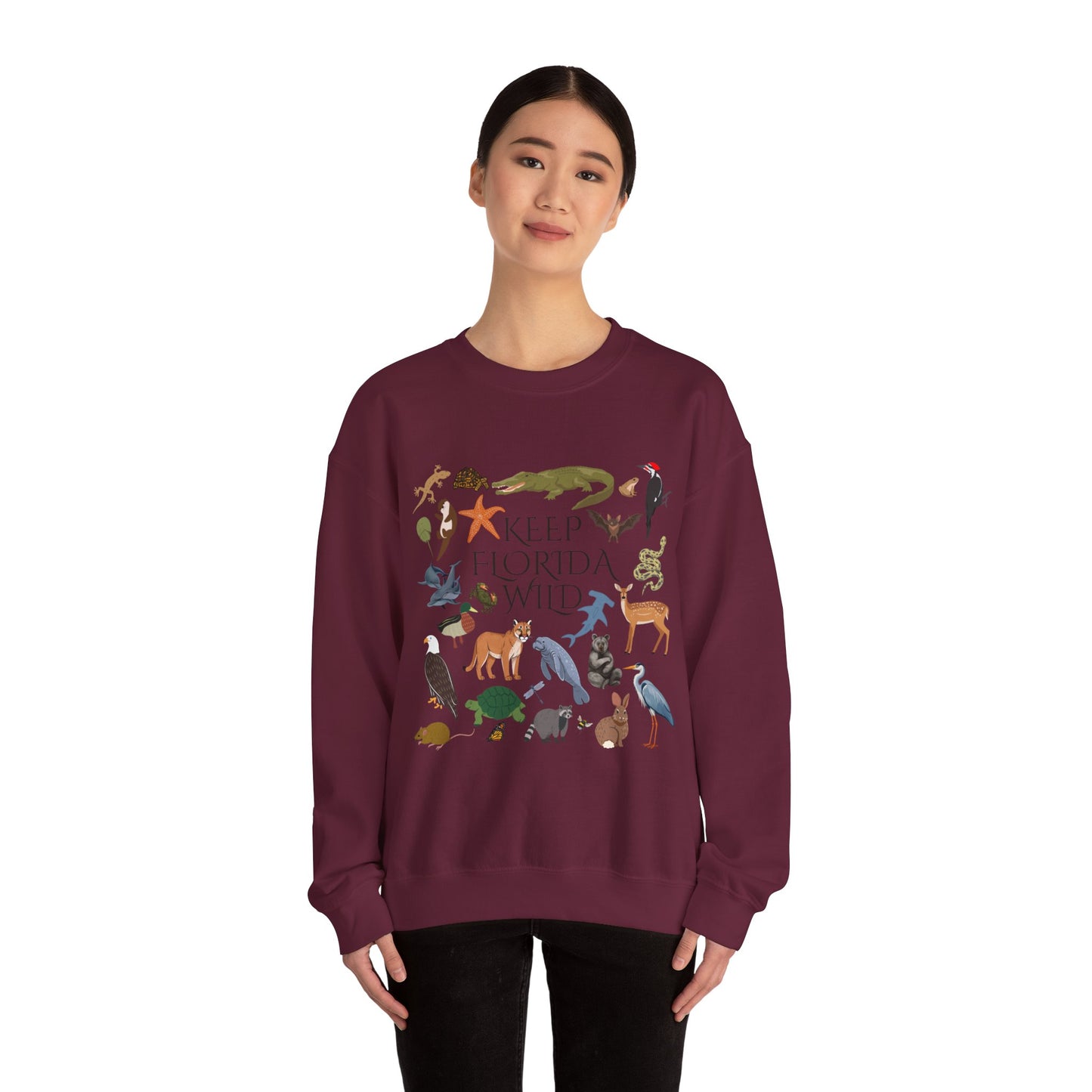 Keep Florida Wild Unisex Crewneck Sweatshirt