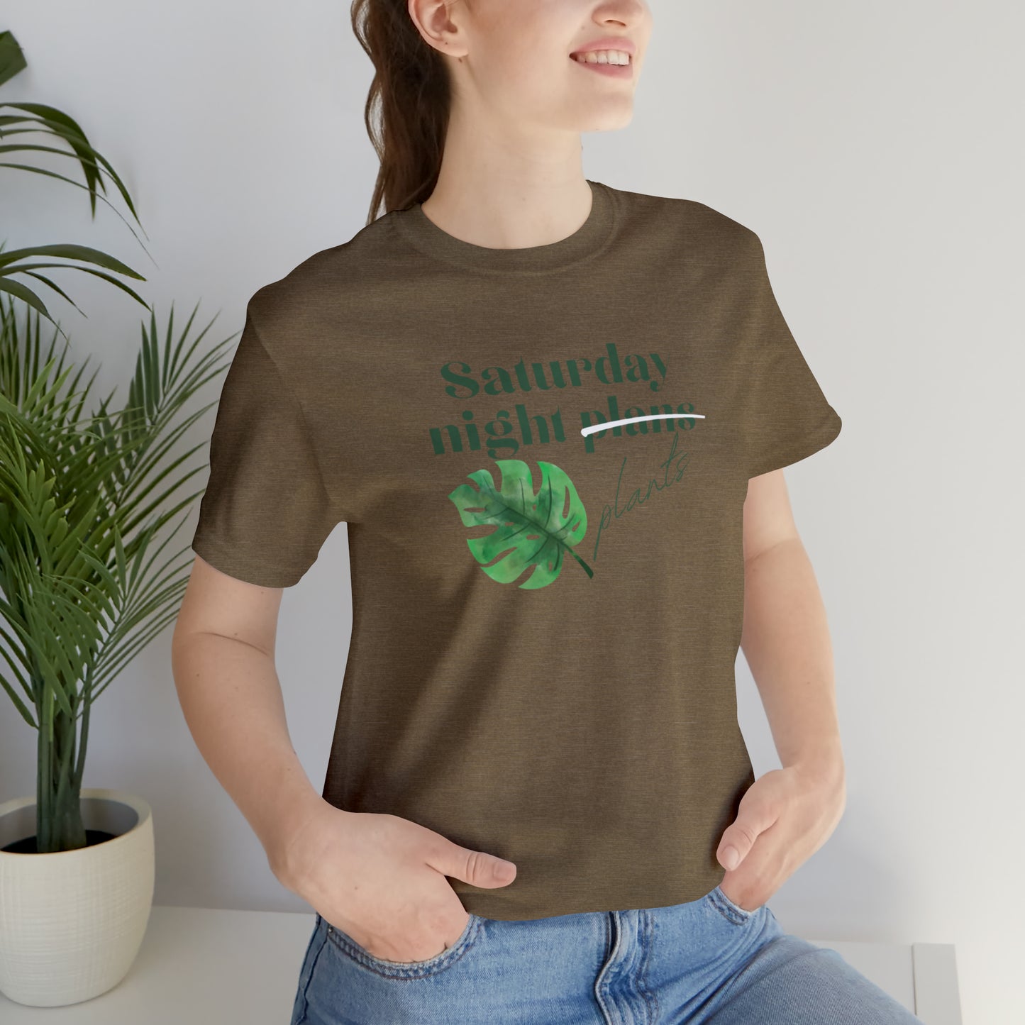 Saturday Night Plants Unisex Jersey Short Sleeve