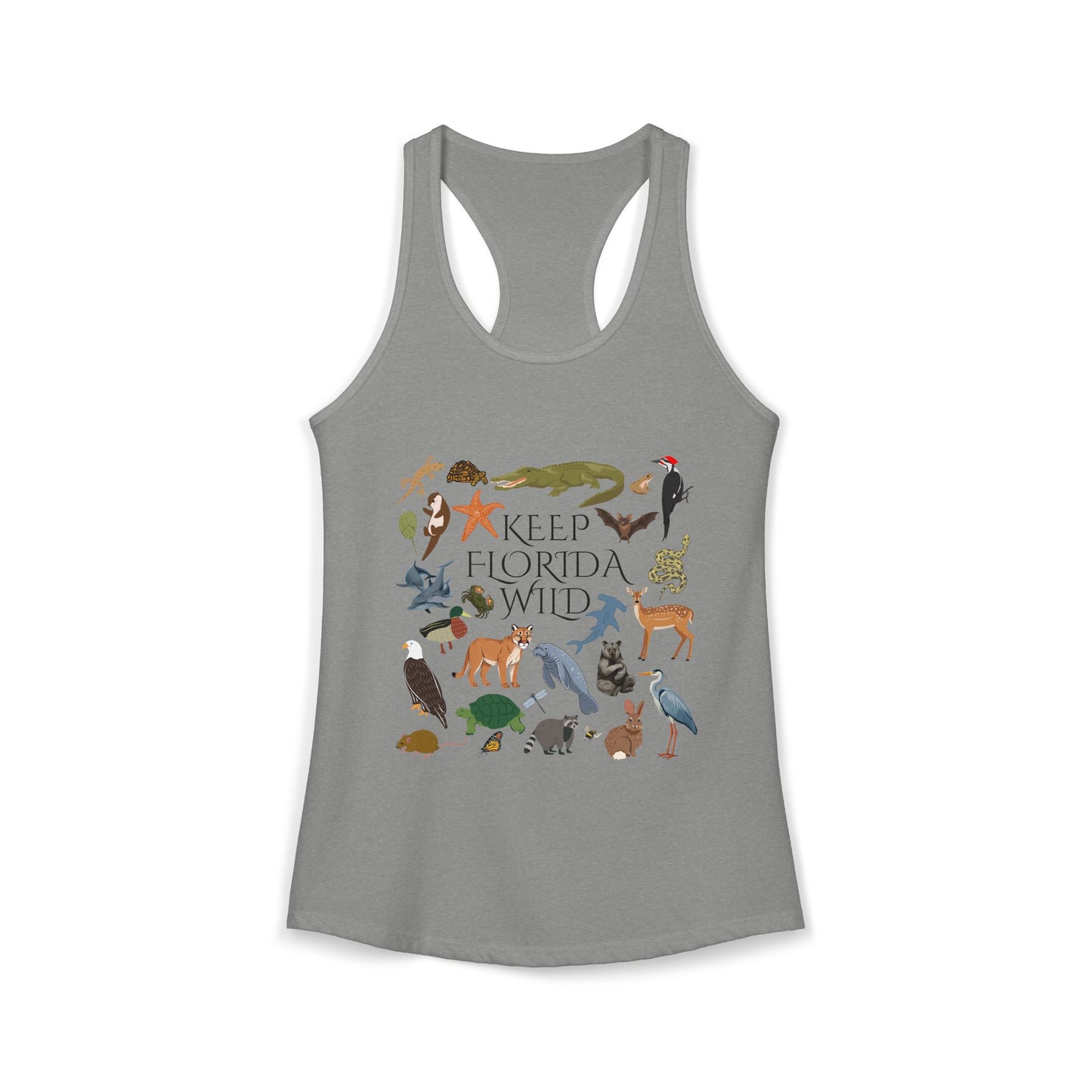 Keep Florida Wild Women's Racerback Tank
