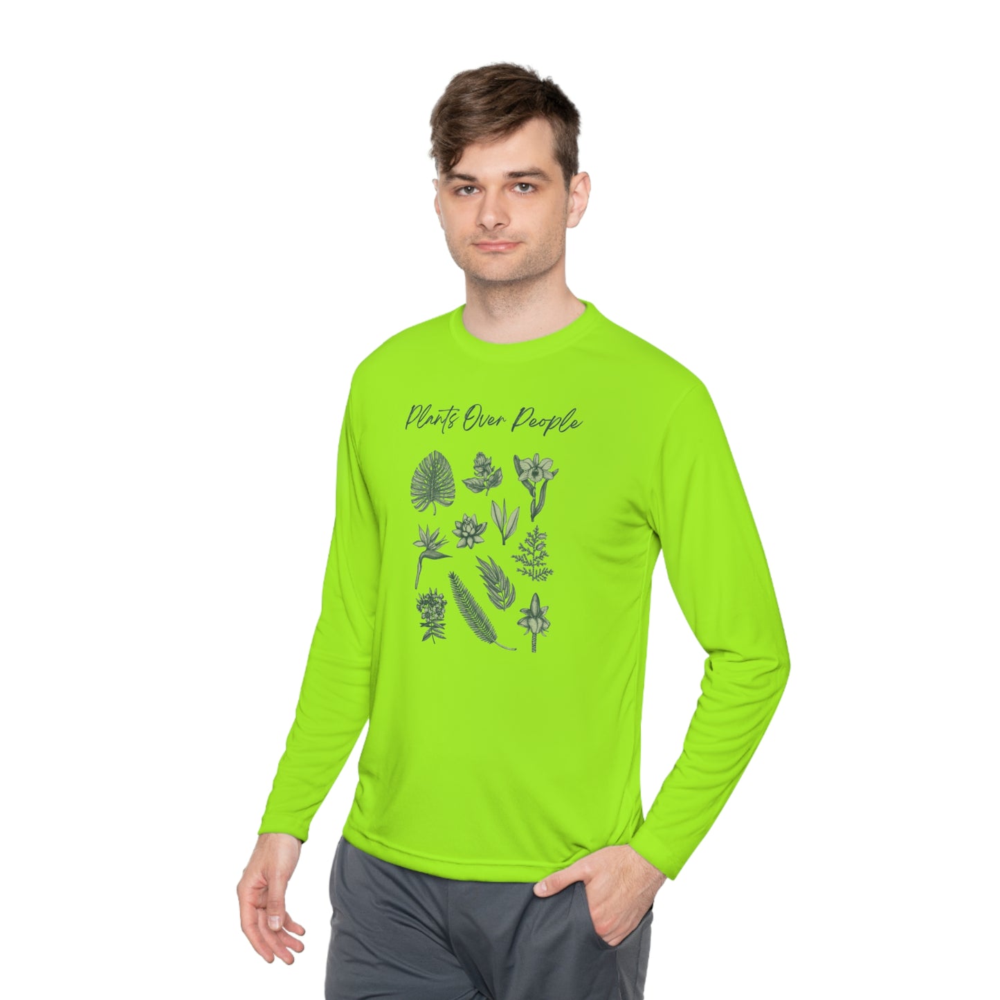 Plants Over People Unisex Lightweight Long Sleeve