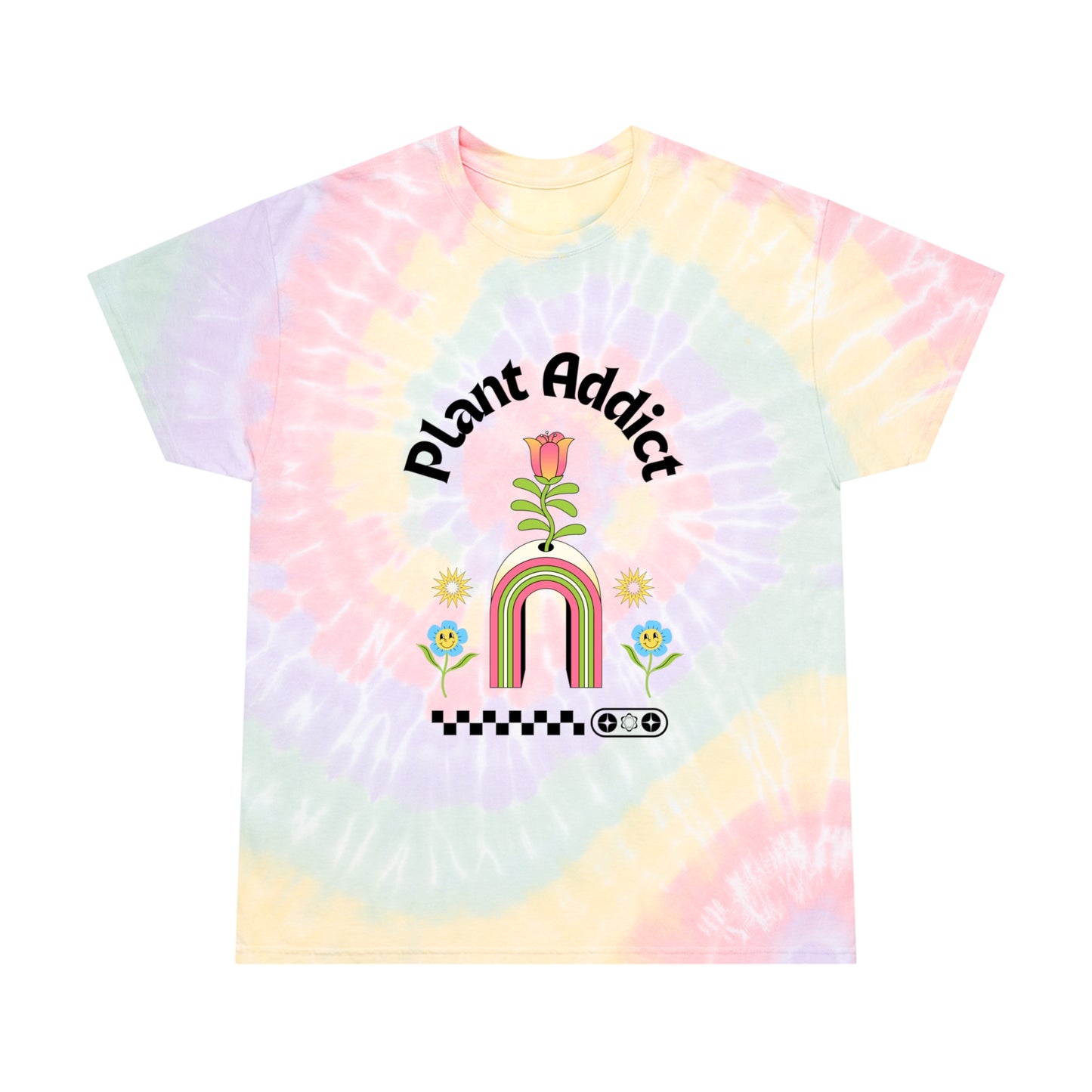 Plant Addict Tie-Dye Tee, Spiral