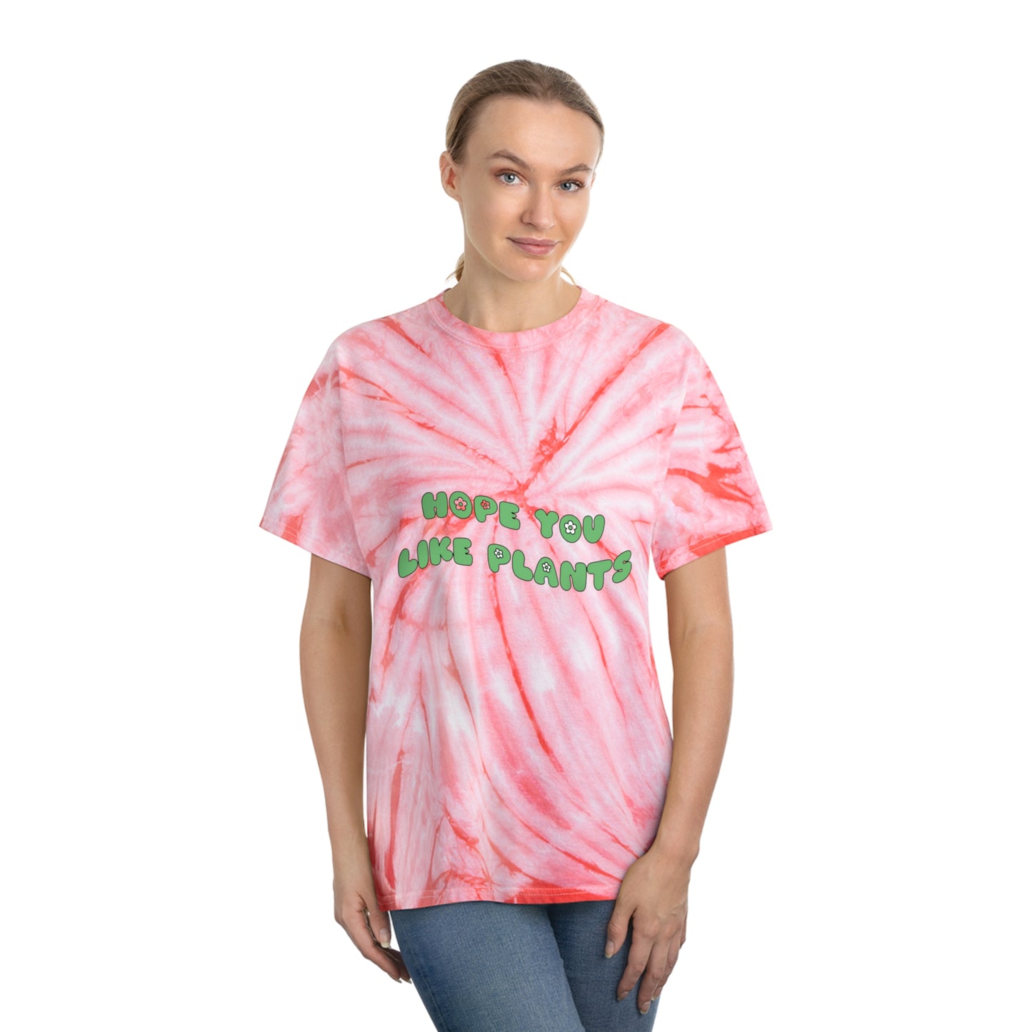 Hope You Like Plants Tie-Dye Tee, Cyclone