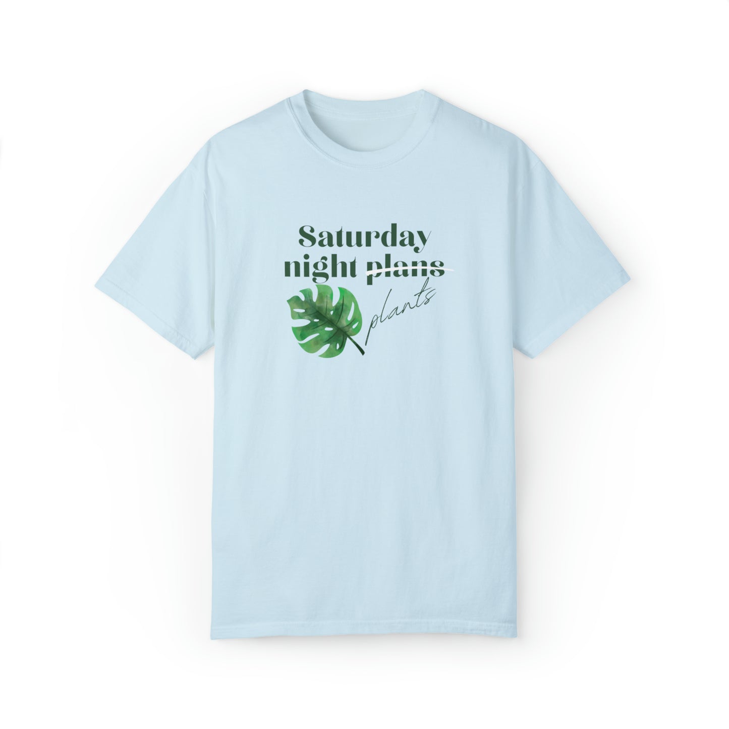 Saturday Night Plants Unisex Garment-Dyed T-shirt