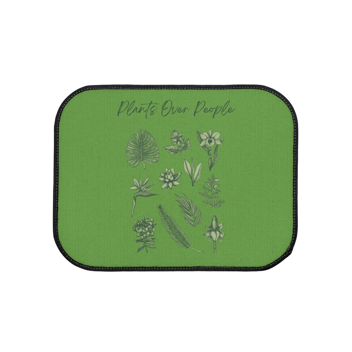 Plants Over People Car Floor Mats, 1pc