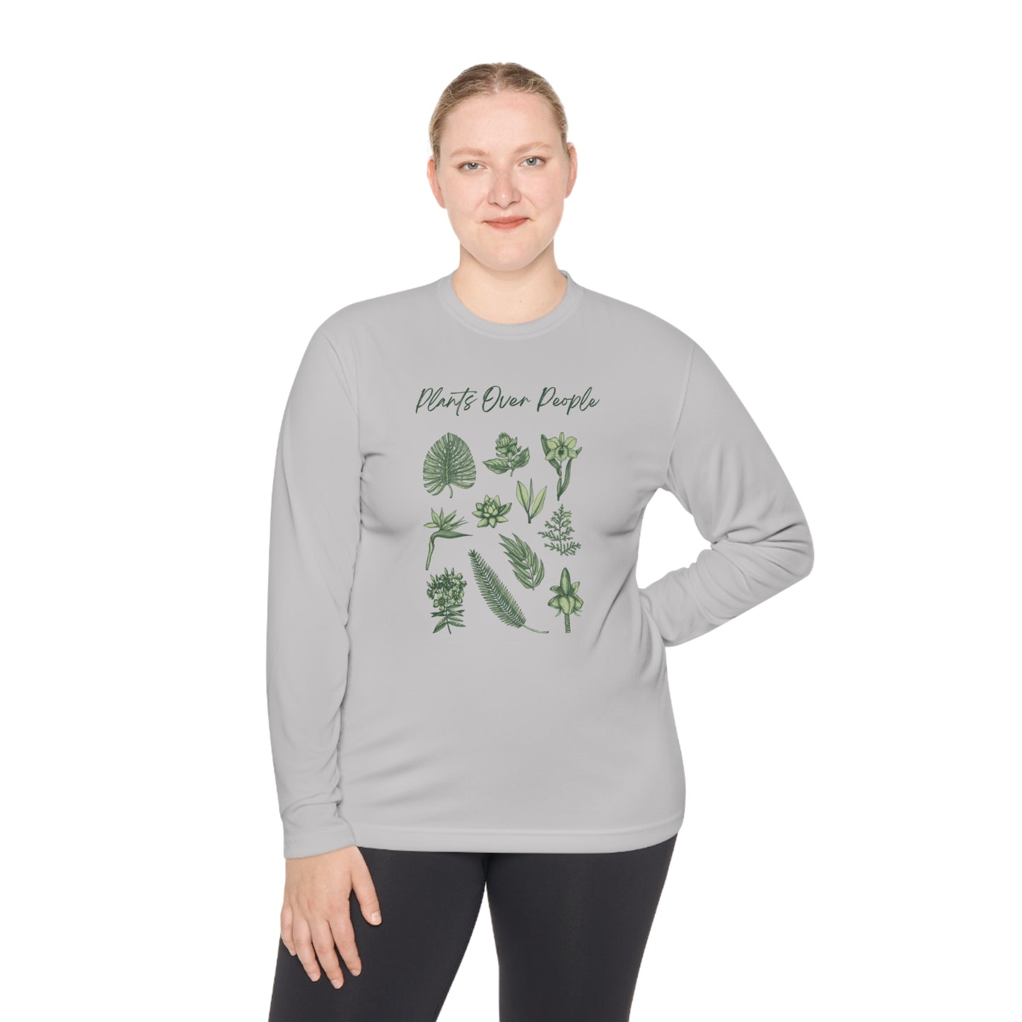 Plants Over People Unisex Lightweight Long Sleeve