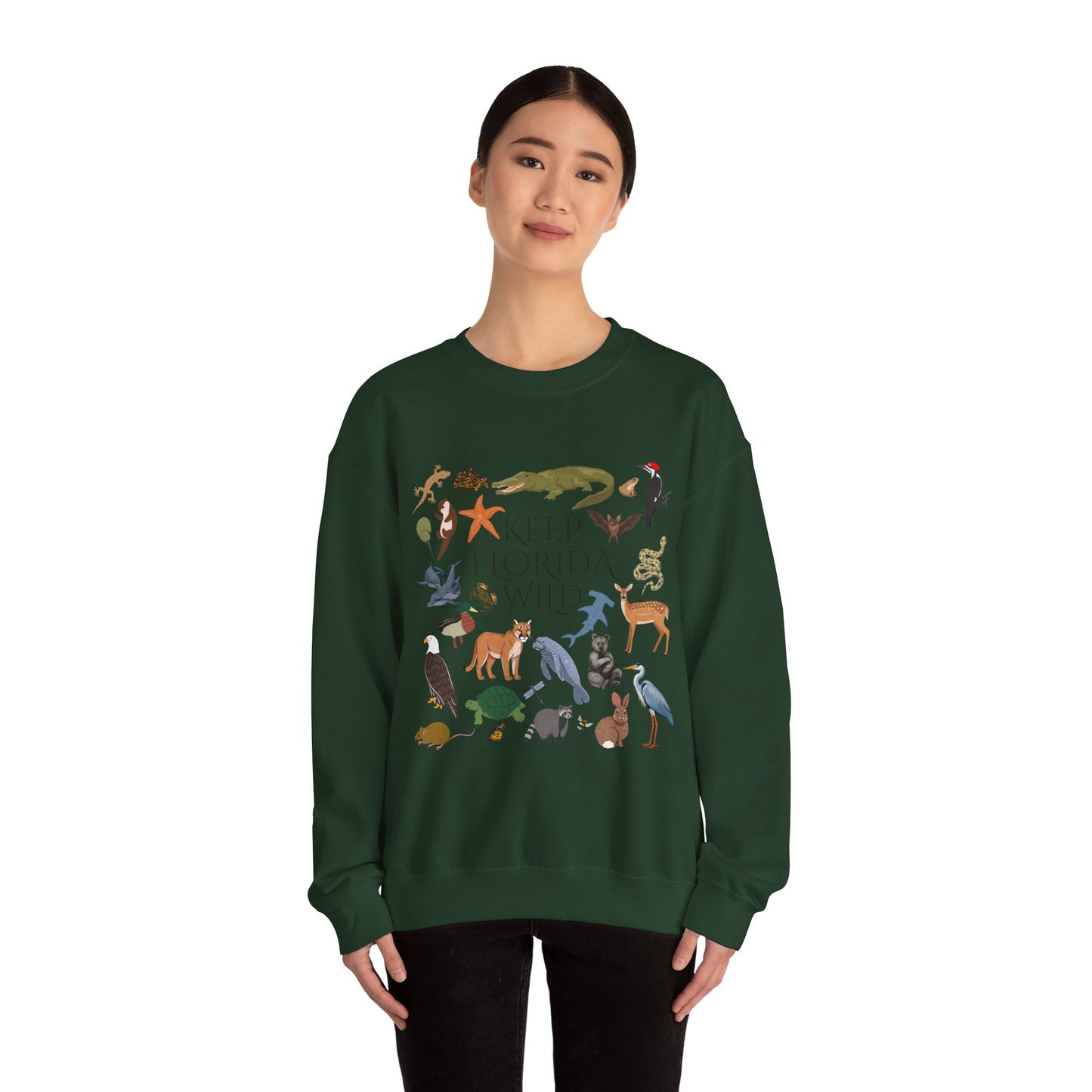 Keep Florida Wild Unisex Crewneck Sweatshirt