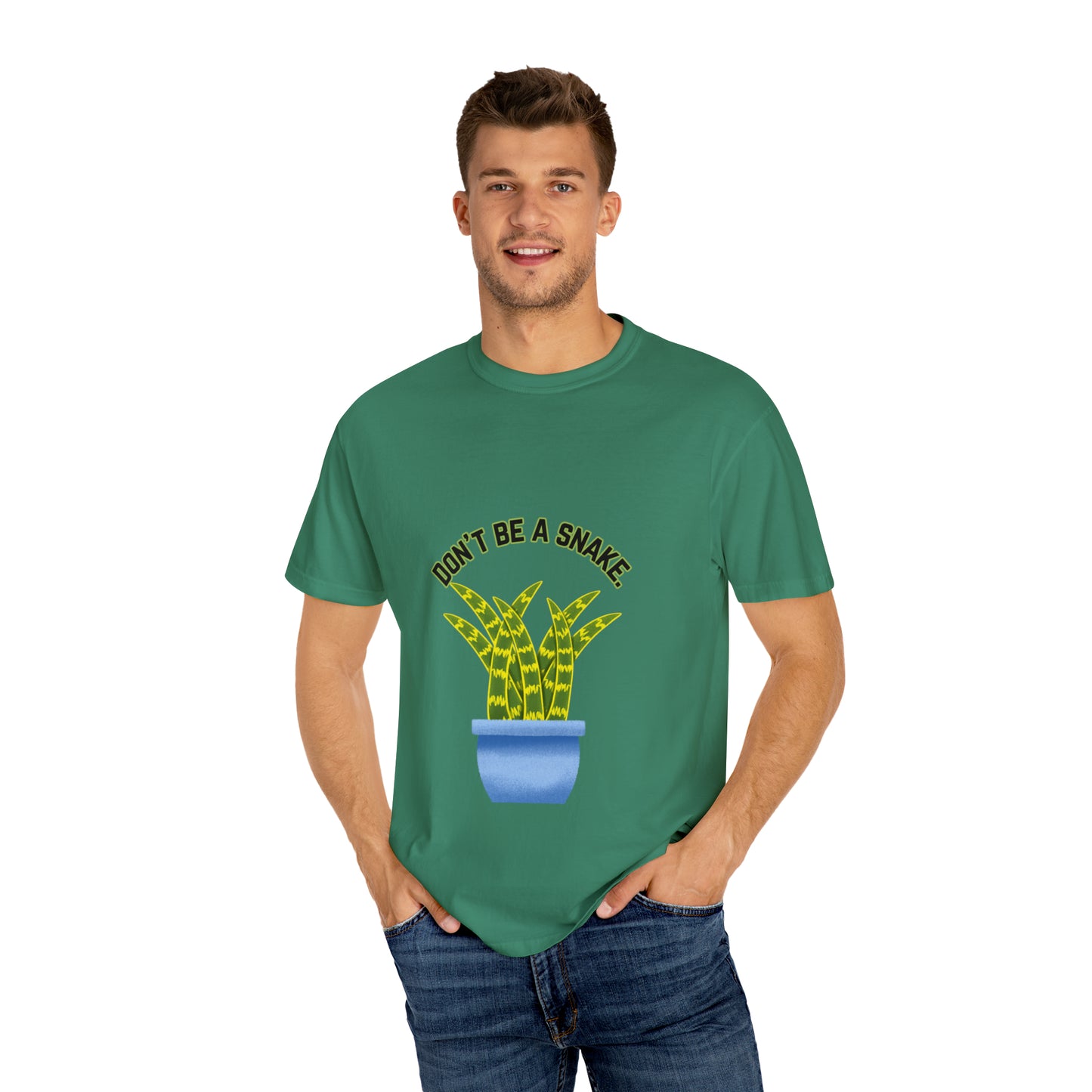 Don't Be A Snake Unisex Garment-Dyed T-shirt
