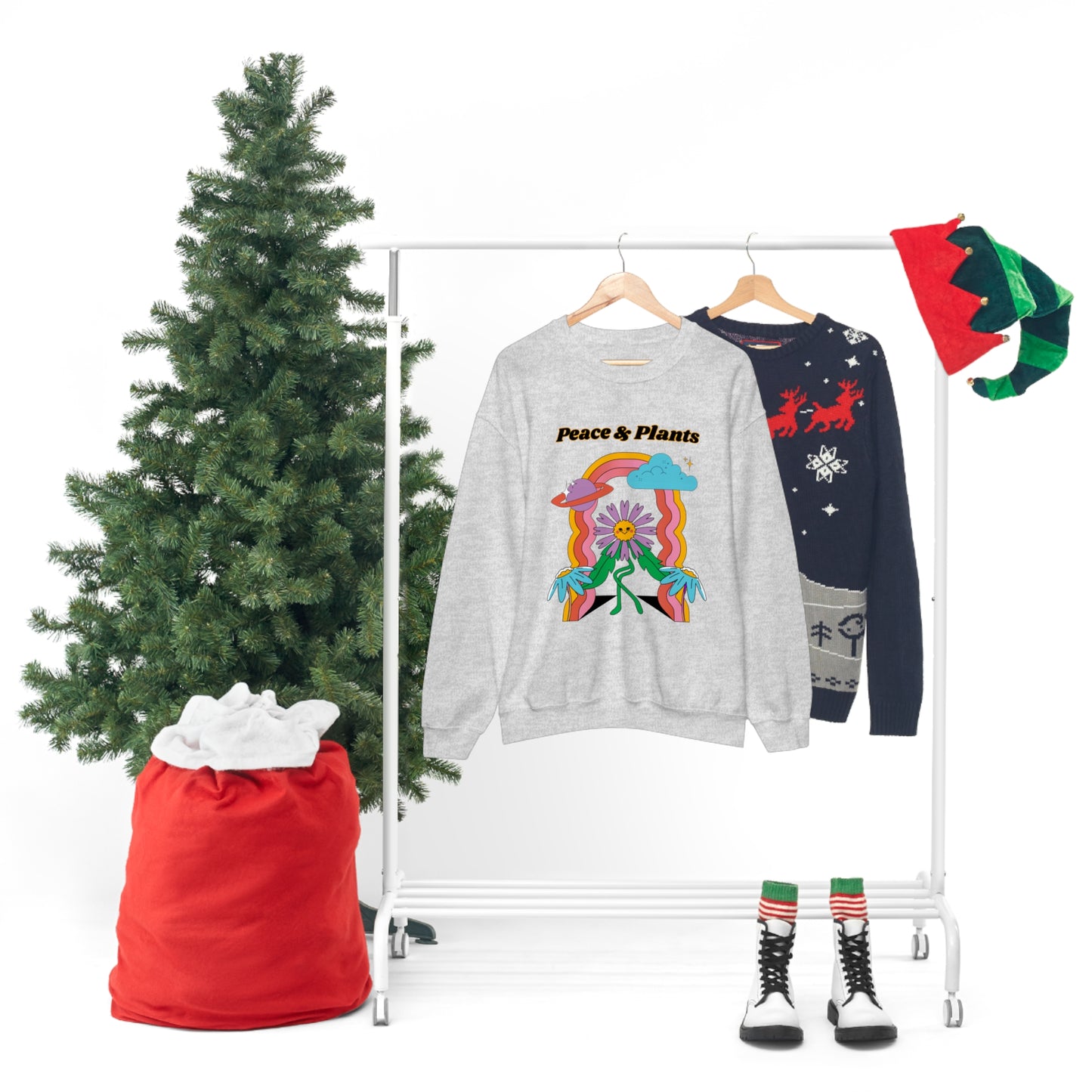 Peace & Plants Unisex Crewneck