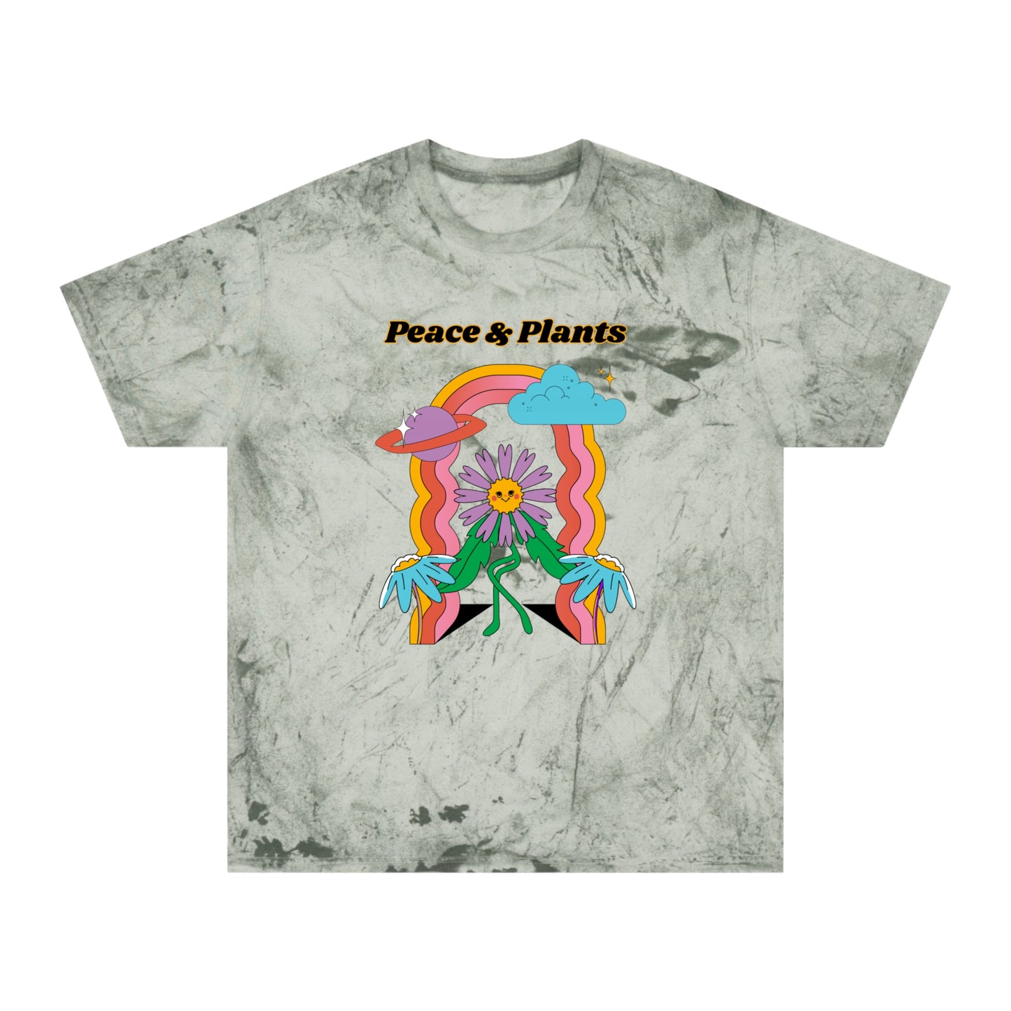 Peace & Plants Color Blast T-Shirt