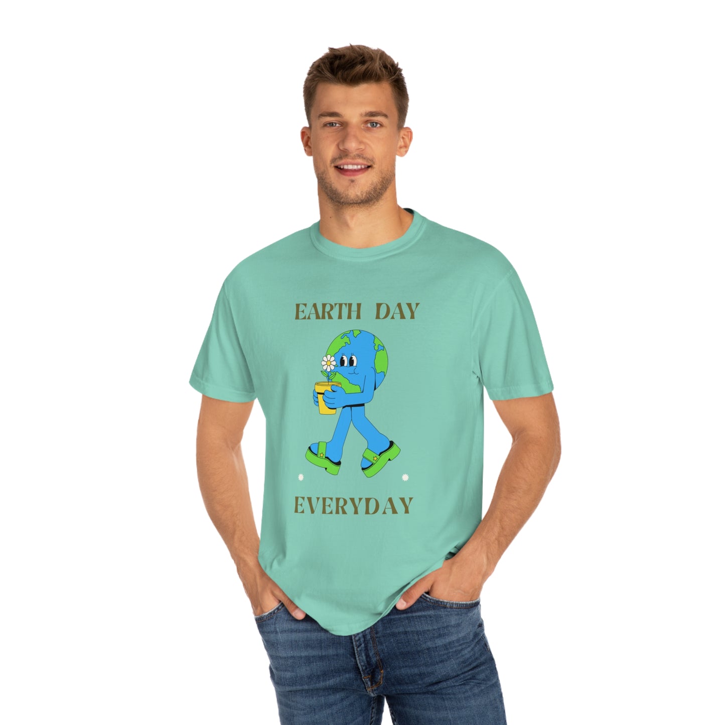 Earth Day Everyday Unisex Garment-Dyed T-shirt