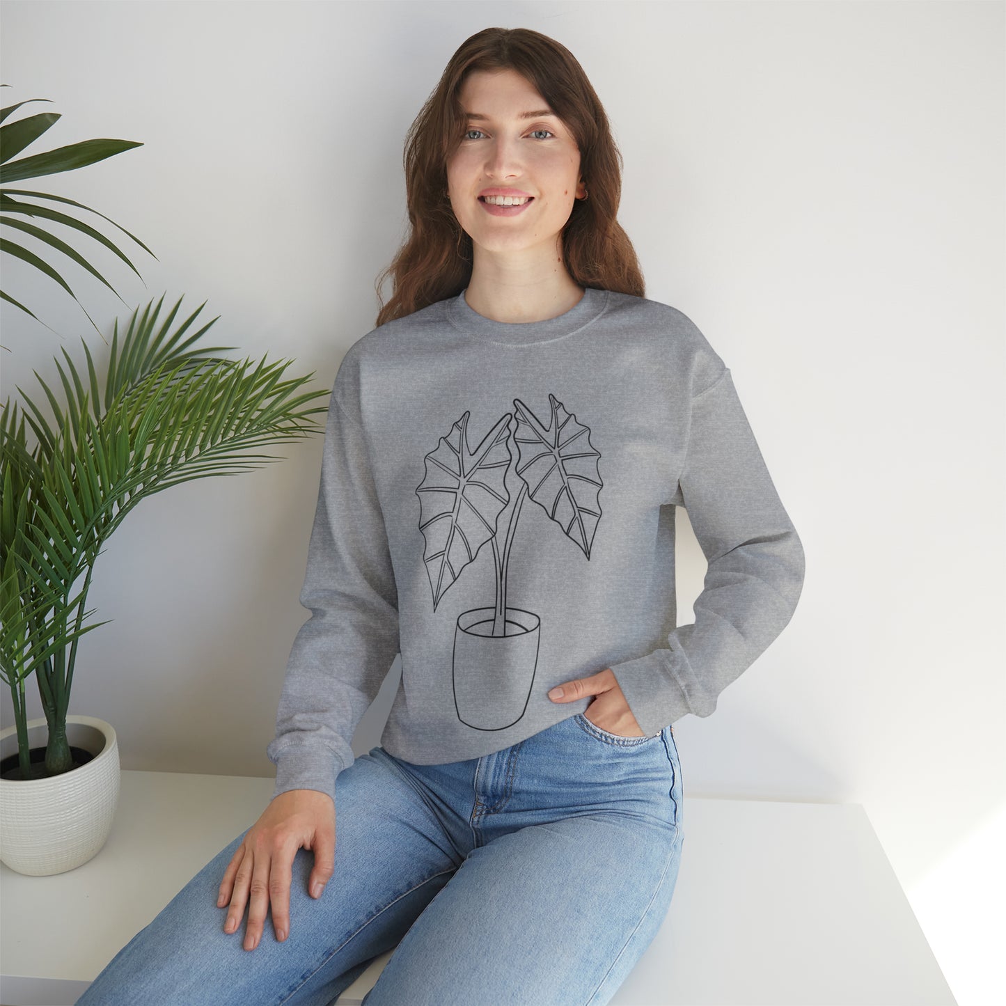 Alocasia Unisex Crewneck Sweatshirt