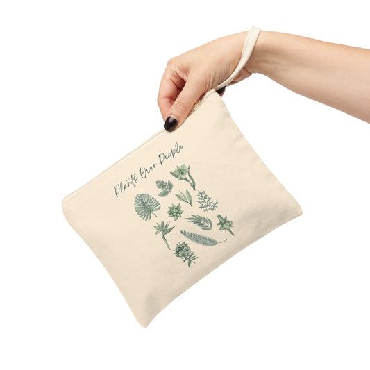 Plants Over People Accessory Zipper Pouch