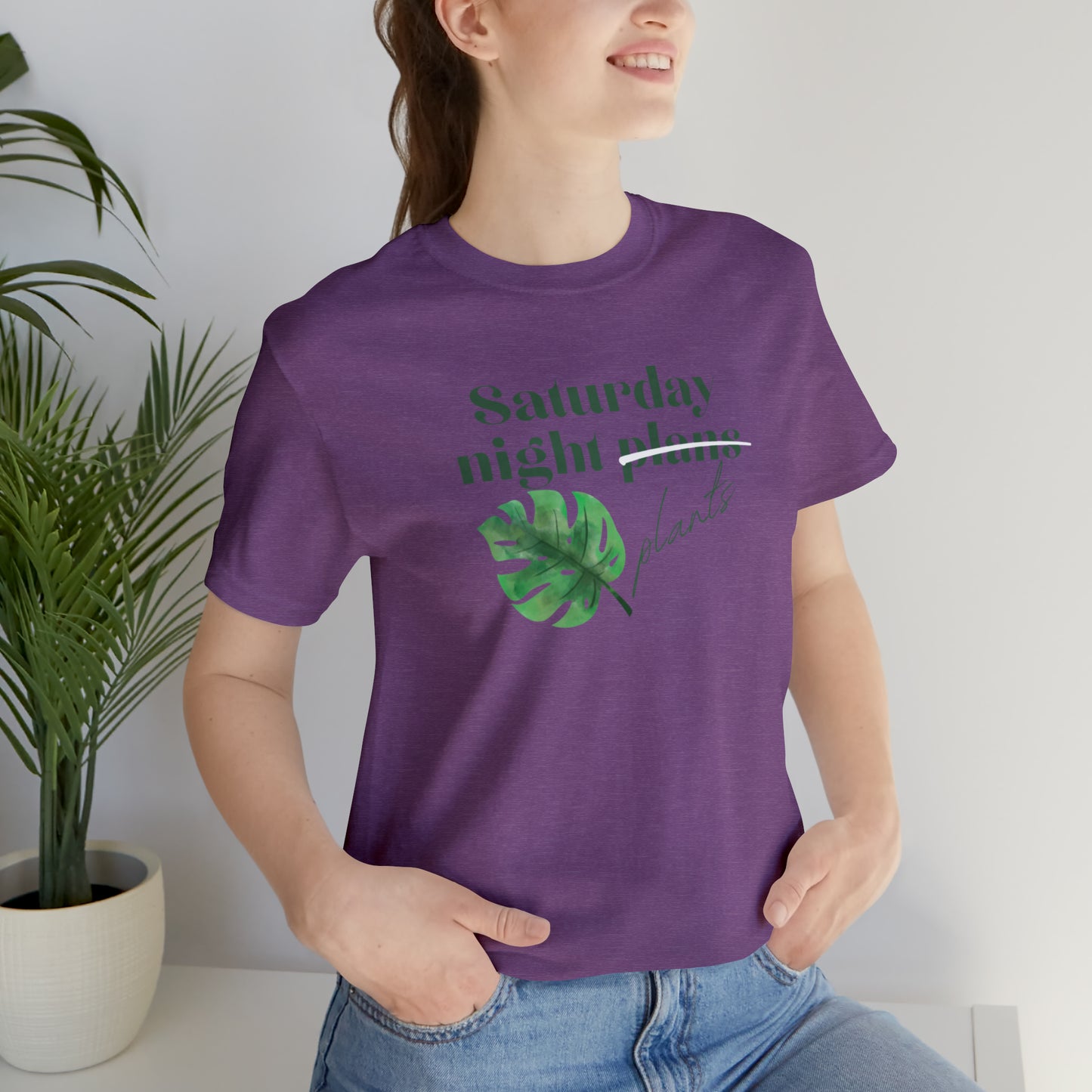 Saturday Night Plants Unisex Jersey Short Sleeve