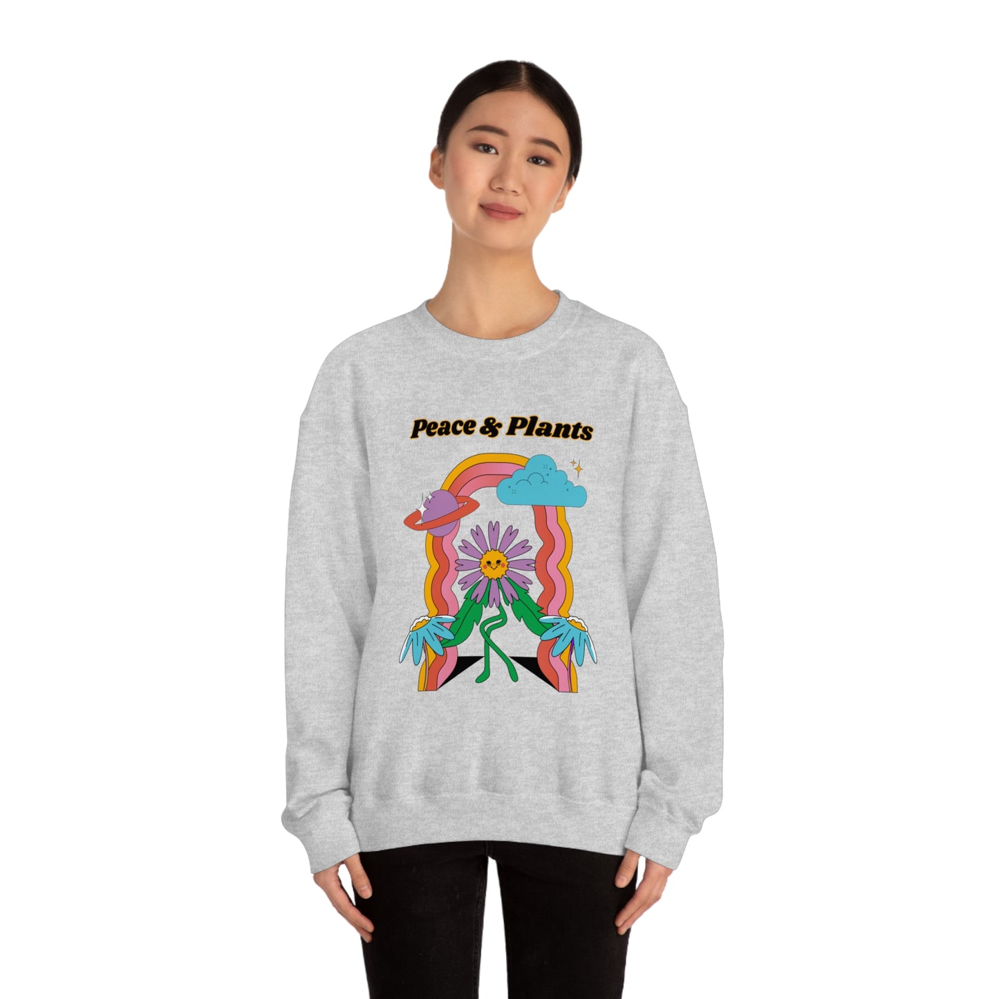 Peace & Plants Unisex Crewneck