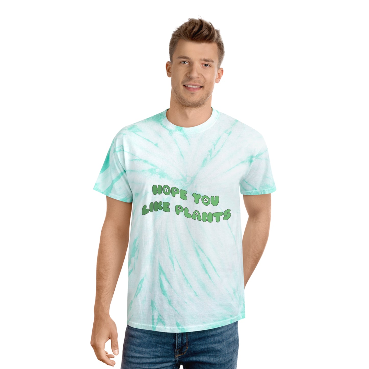 Hope You Like Plants Tie-Dye Tee, Cyclone