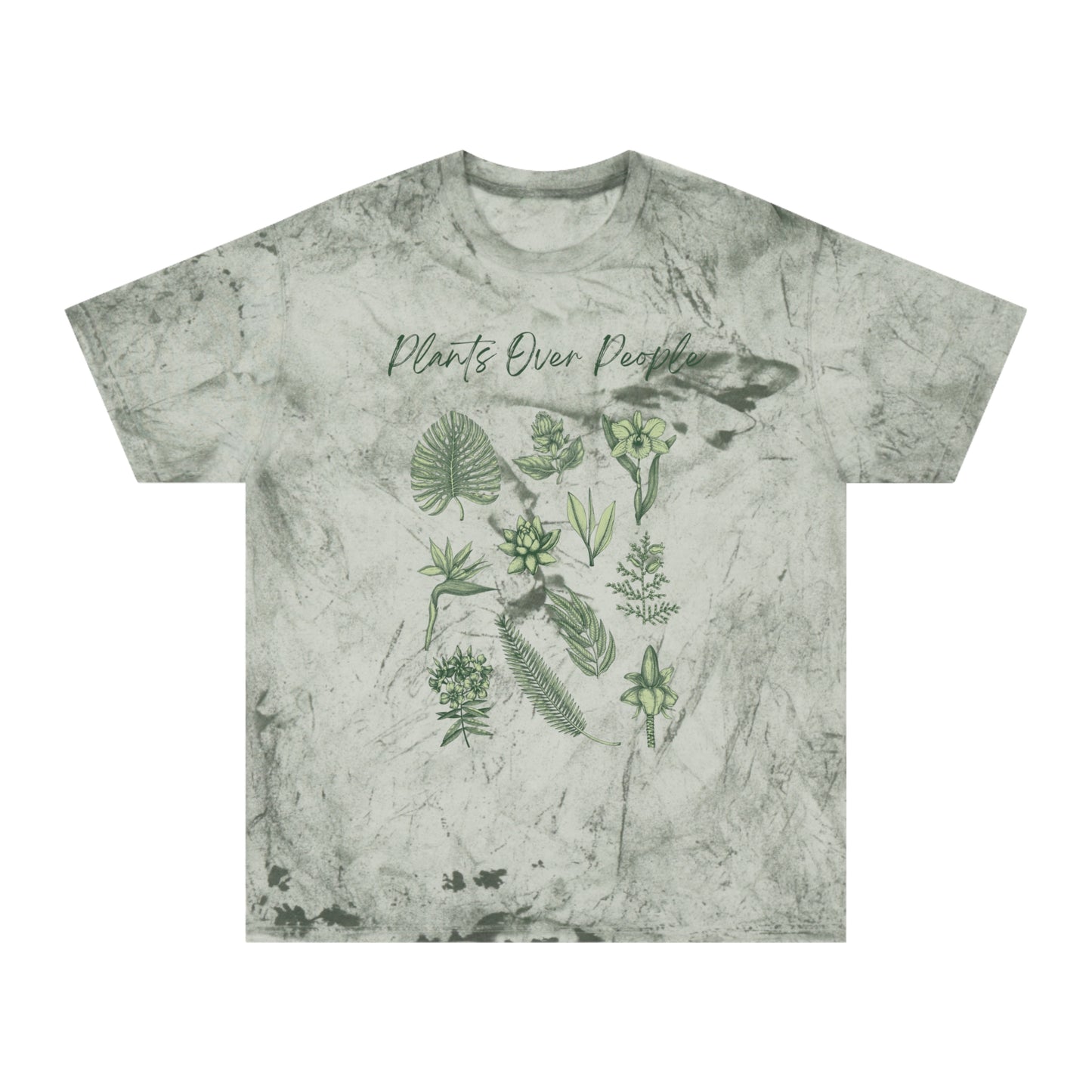 Plants Over People Unisex Color Blast T-Shirt