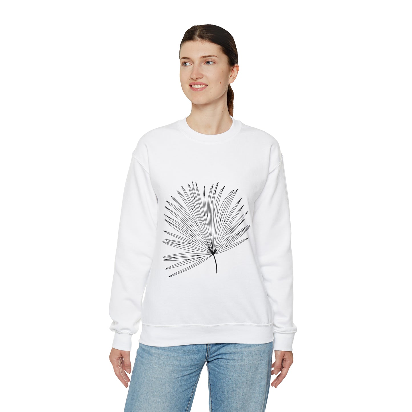 Palm Leaf Unisex Crewneck Sweatshirt