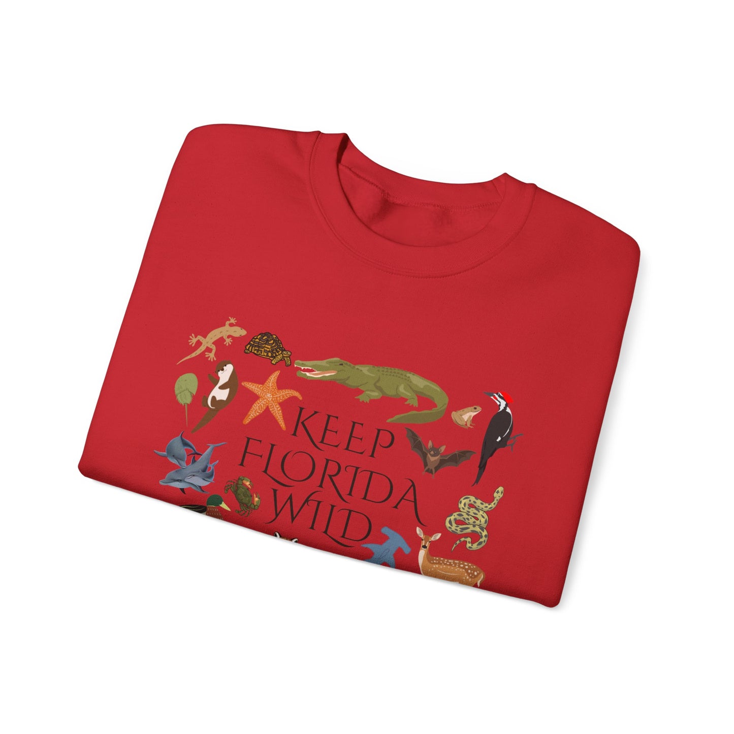 Keep Florida Wild Unisex Crewneck Sweatshirt