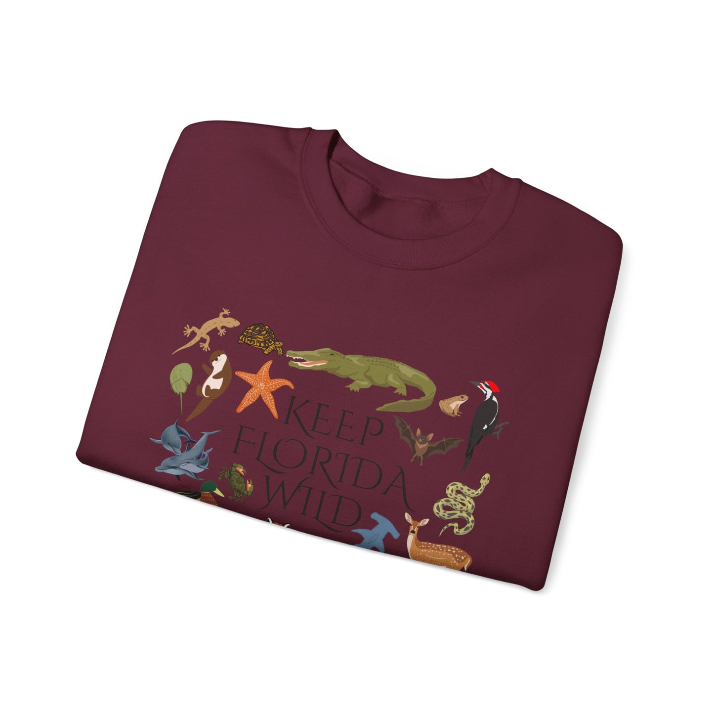 Keep Florida Wild Unisex Crewneck Sweatshirt