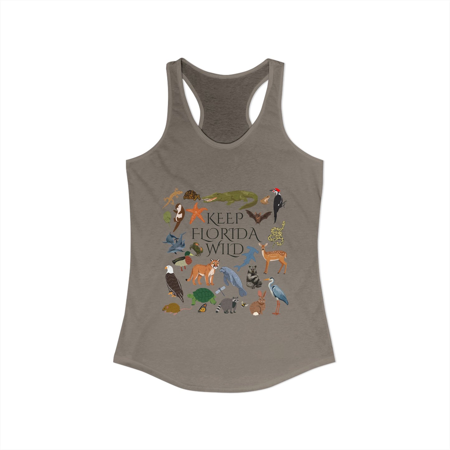 Keep Florida Wild Women's Racerback Tank