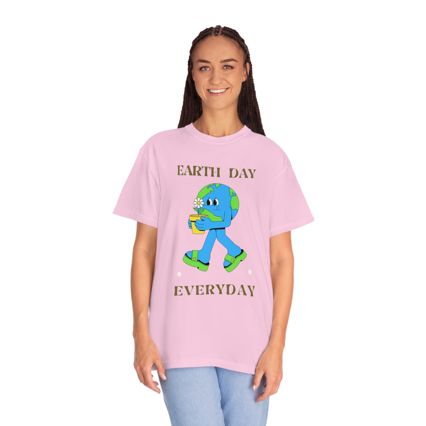 Earth Day Everyday Unisex Garment-Dyed T-shirt