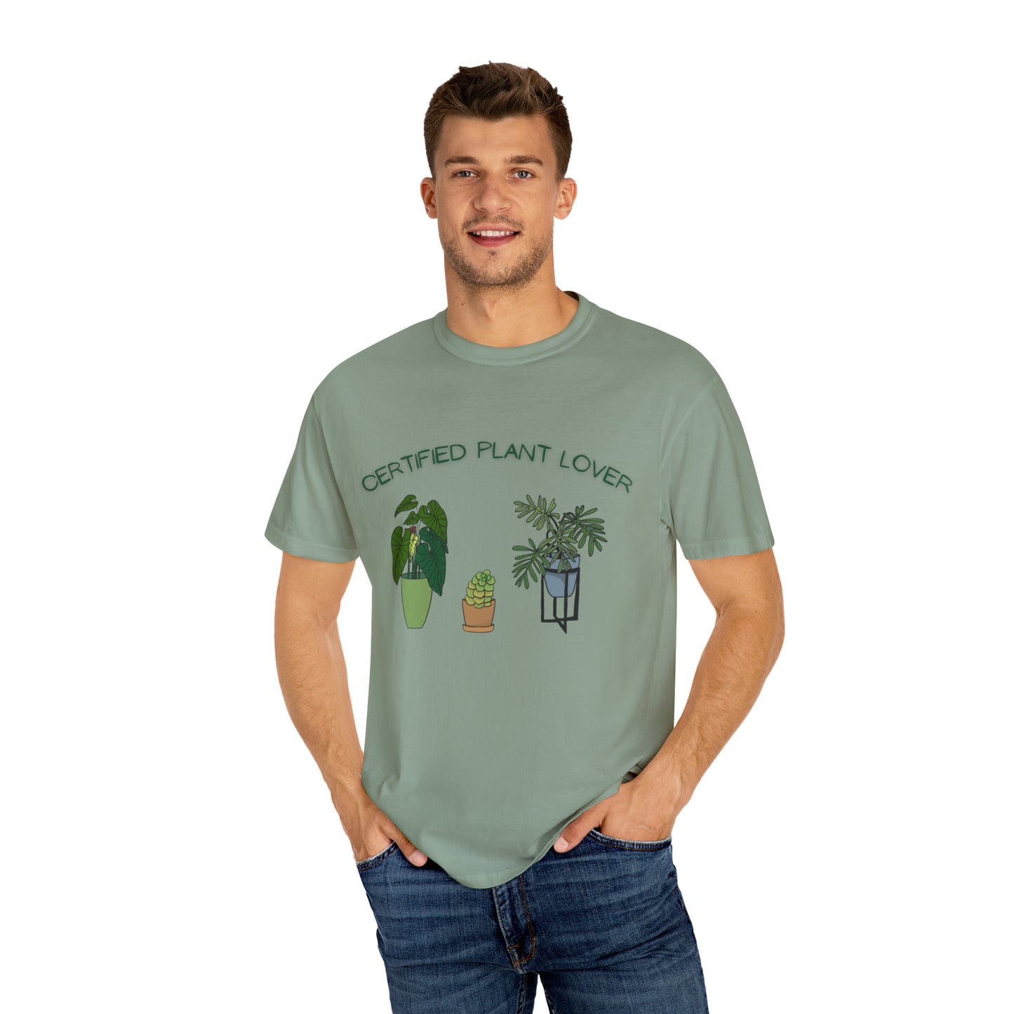 Certified Plant Lover Unisex Garment-Dyed T-shirt