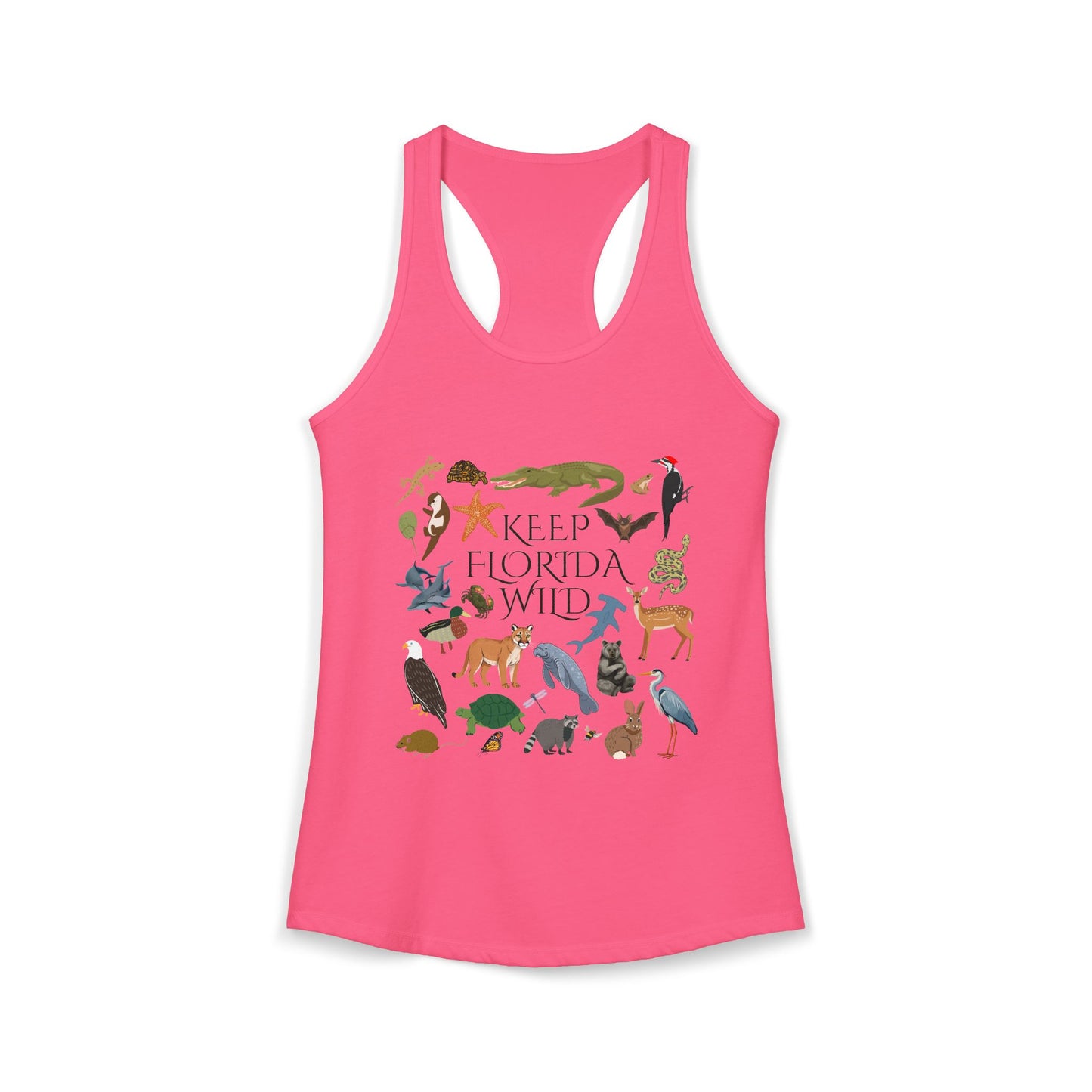 Keep Florida Wild Women's Racerback Tank
