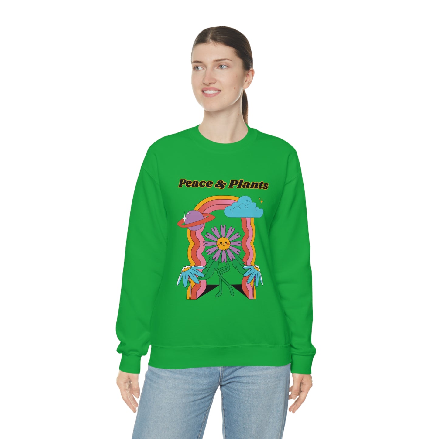Peace & Plants Unisex Crewneck