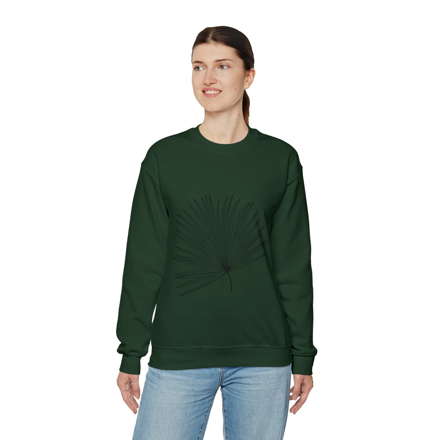 Palm Leaf Unisex Crewneck Sweatshirt