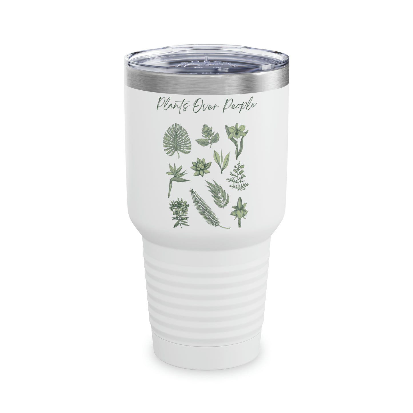 Plants Over People Ringneck Tumbler, 30oz