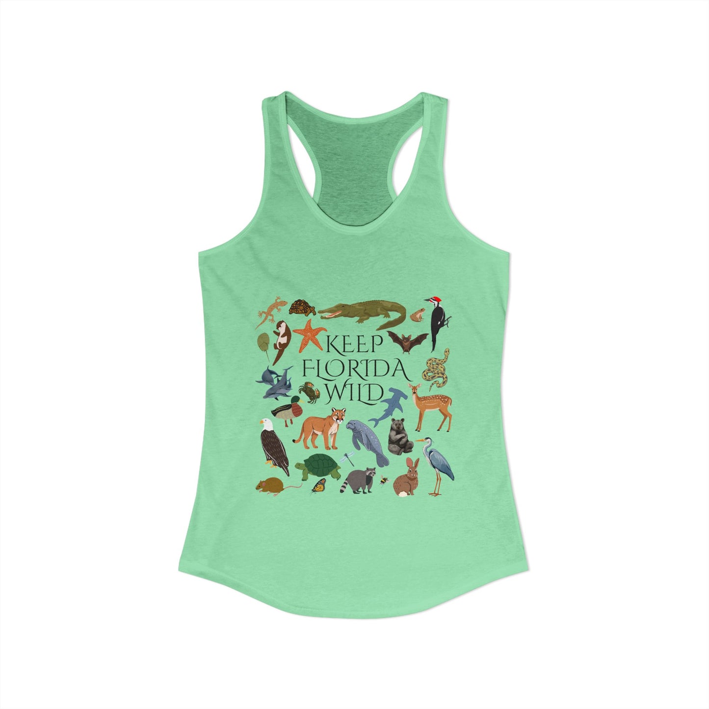 Keep Florida Wild Women's Racerback Tank