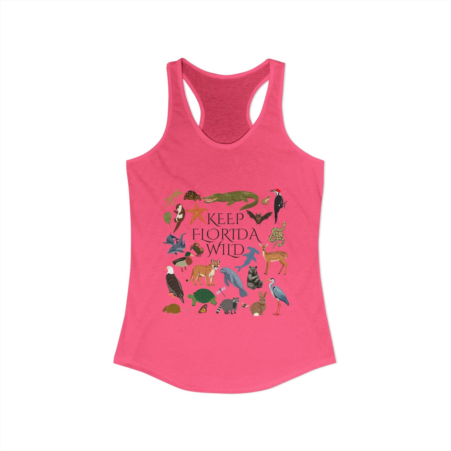 Keep Florida Wild Women's Racerback Tank